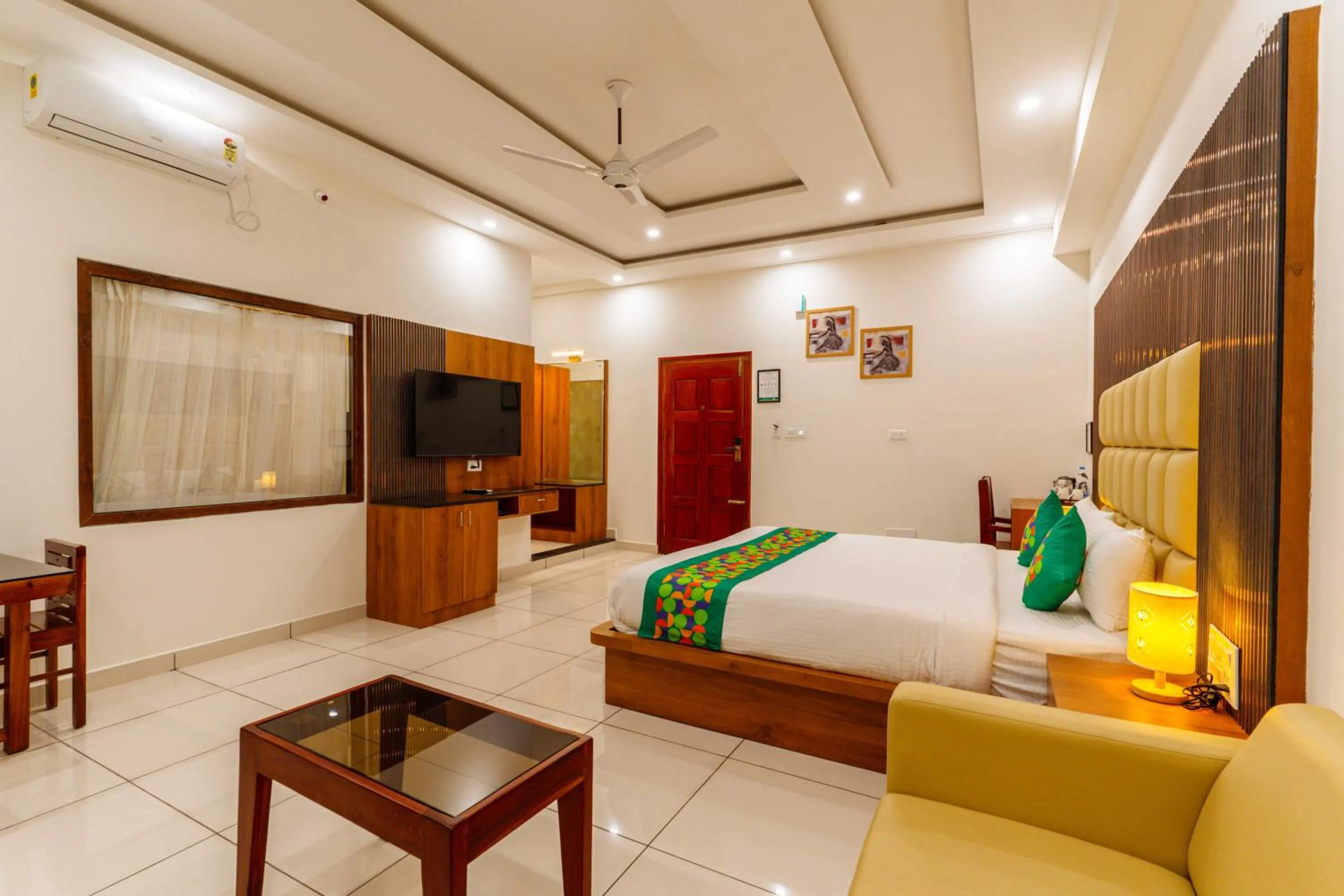 Bedroom, Bed in Treebo RC Comforts