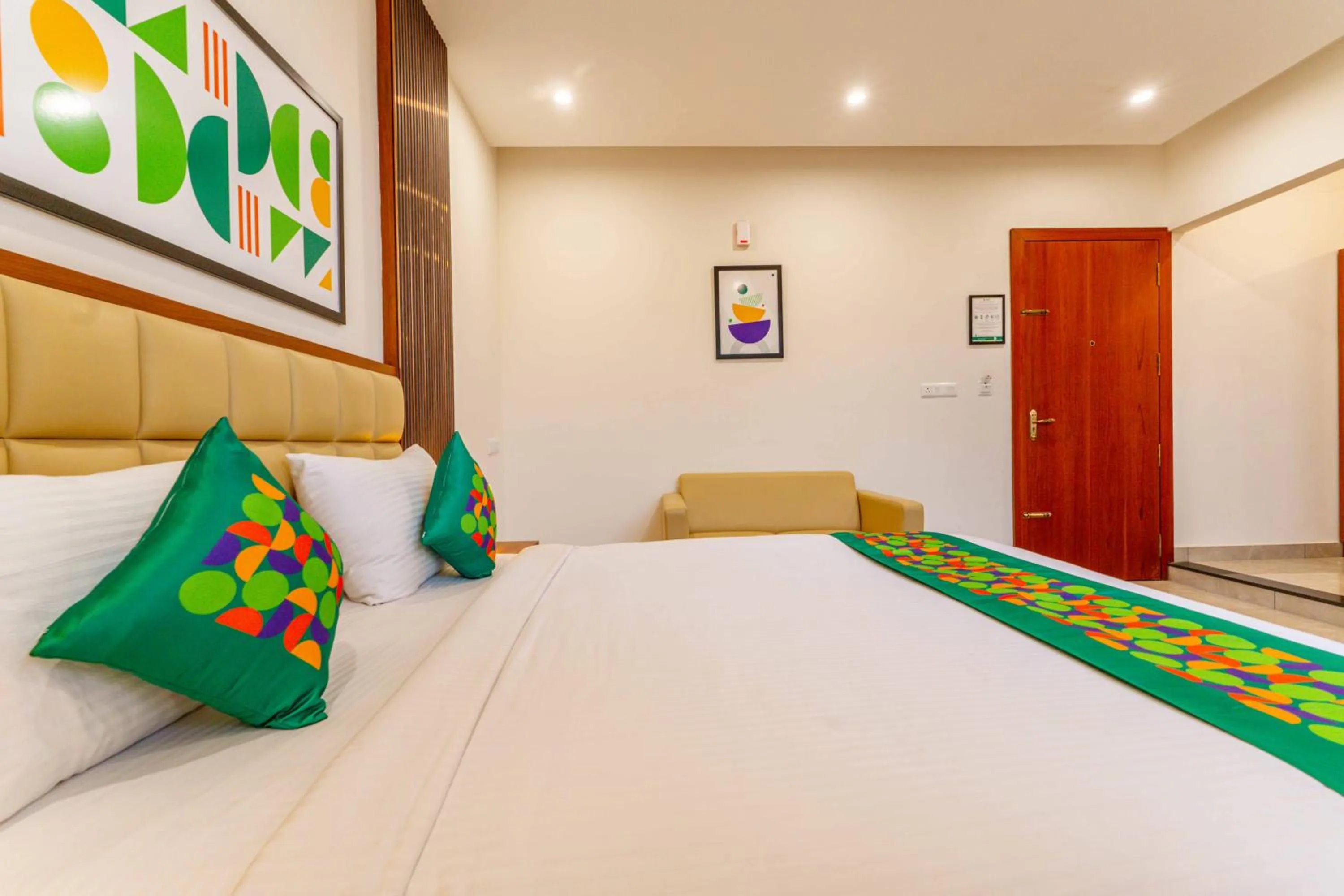 Bedroom, Bed in Treebo RC Comforts