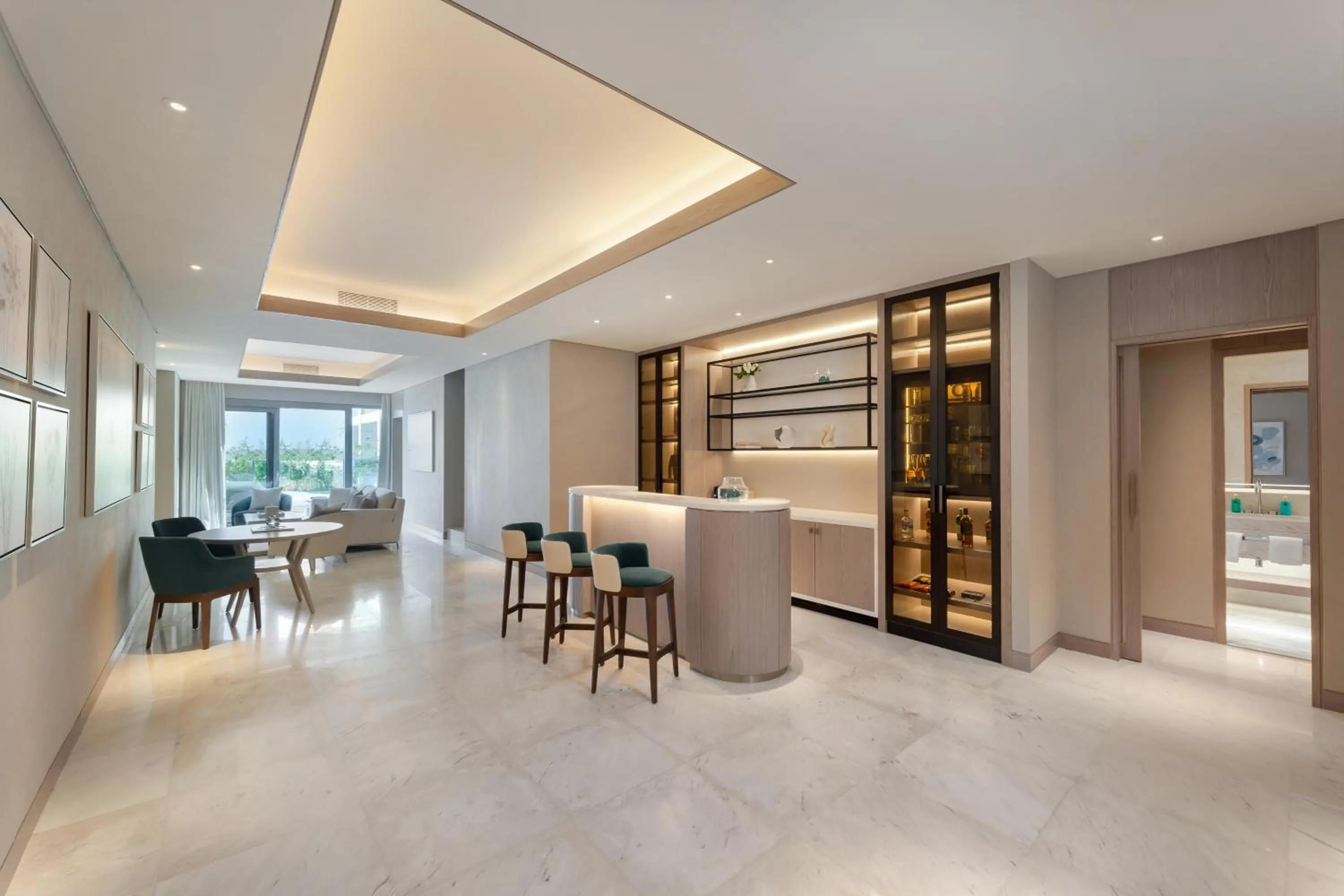 Living room in FIVE Luxe