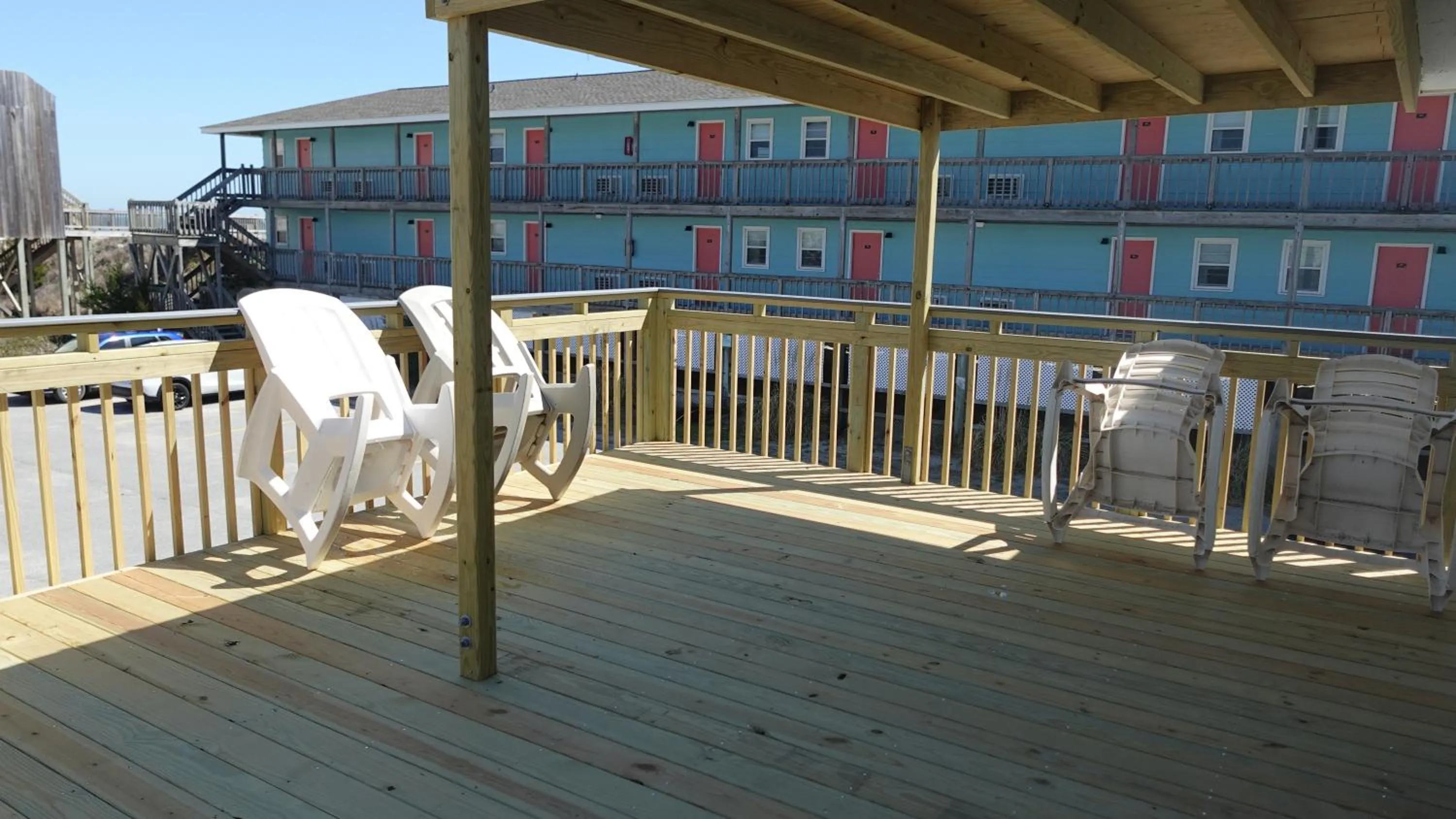 Patio in Sea Vista Motel