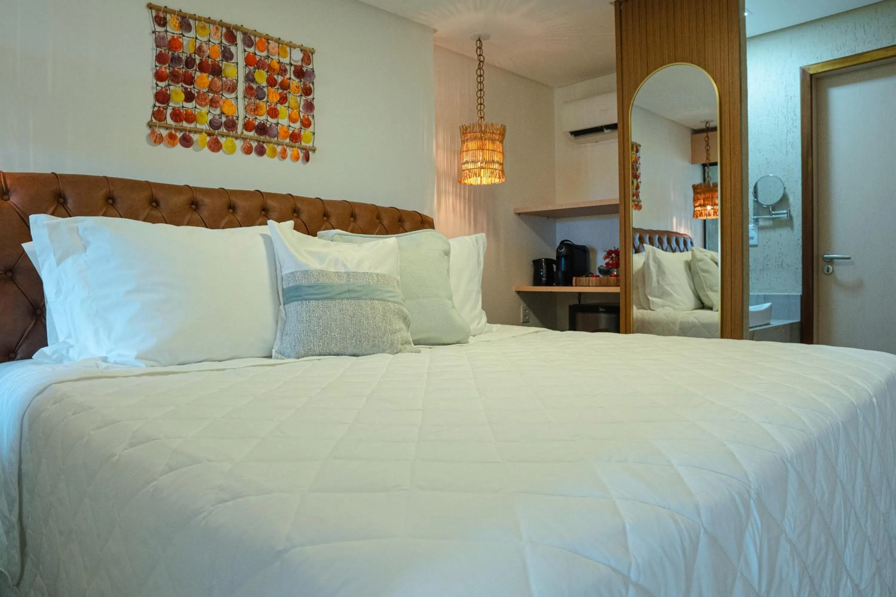 Bed in Pousada Mansão da Costa