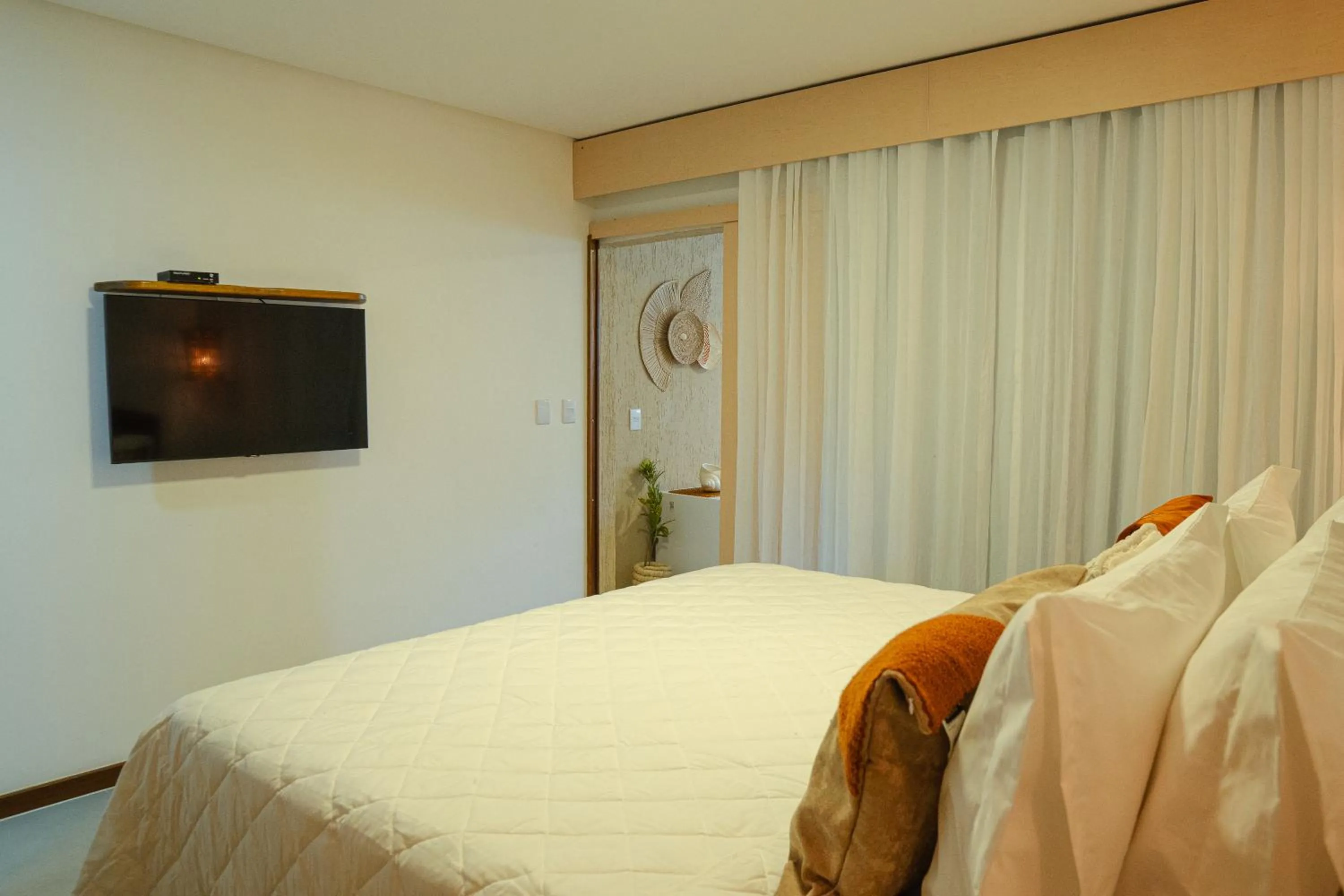 Bed in Pousada Mansão da Costa