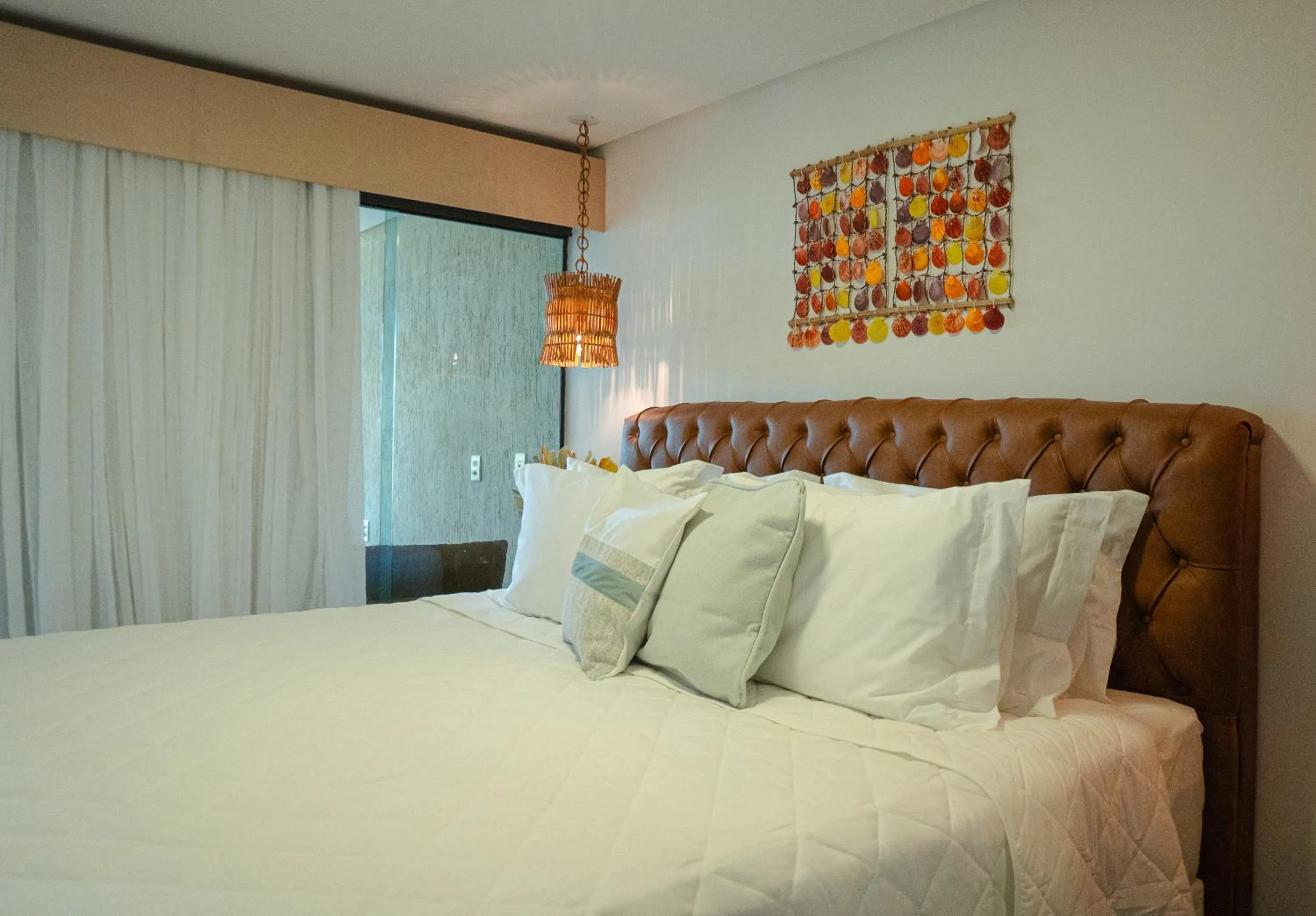 Bed in Pousada Mansão da Costa