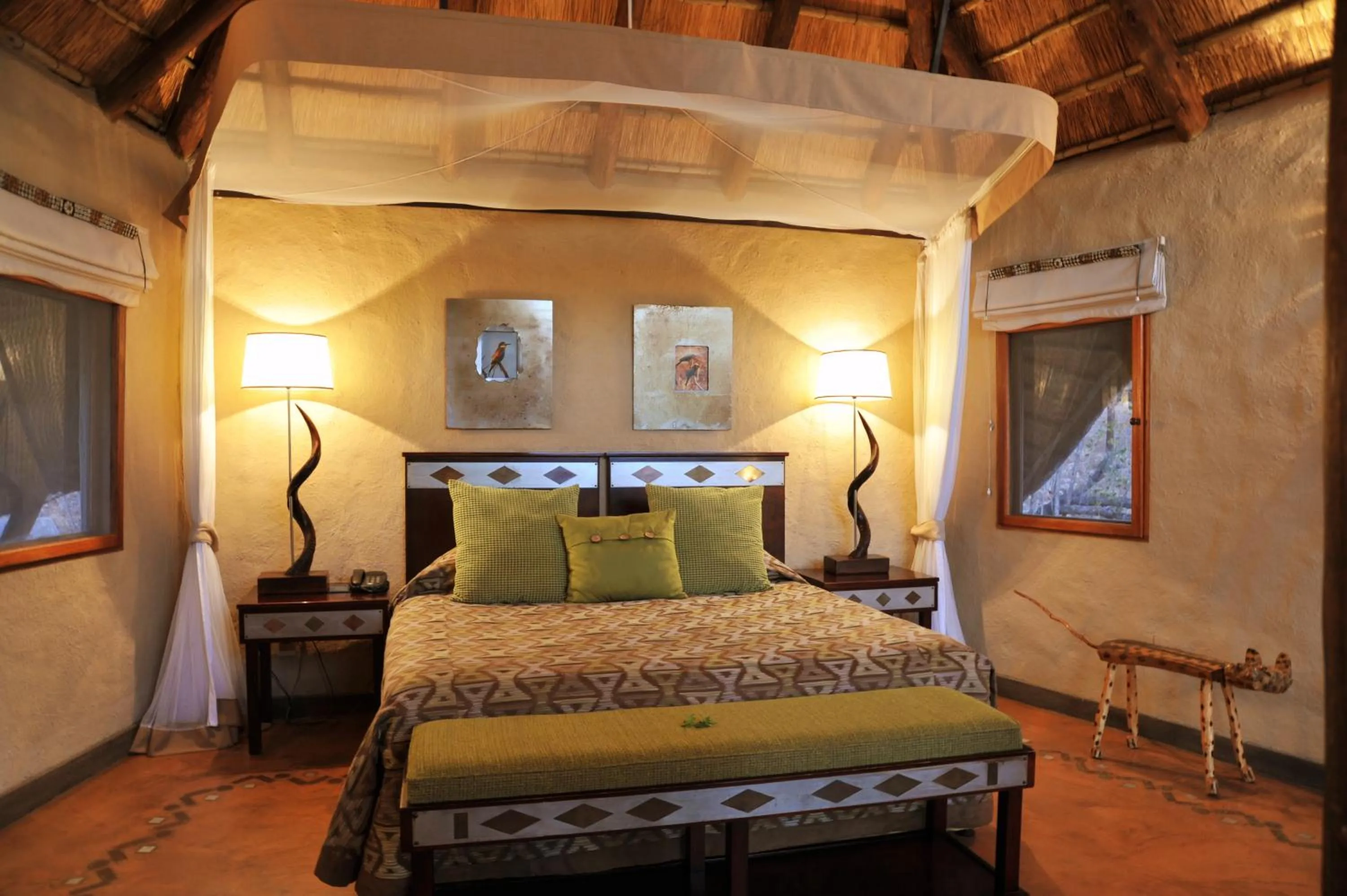 Photo of the whole room, Bed in Lukimbi Safari Lodge