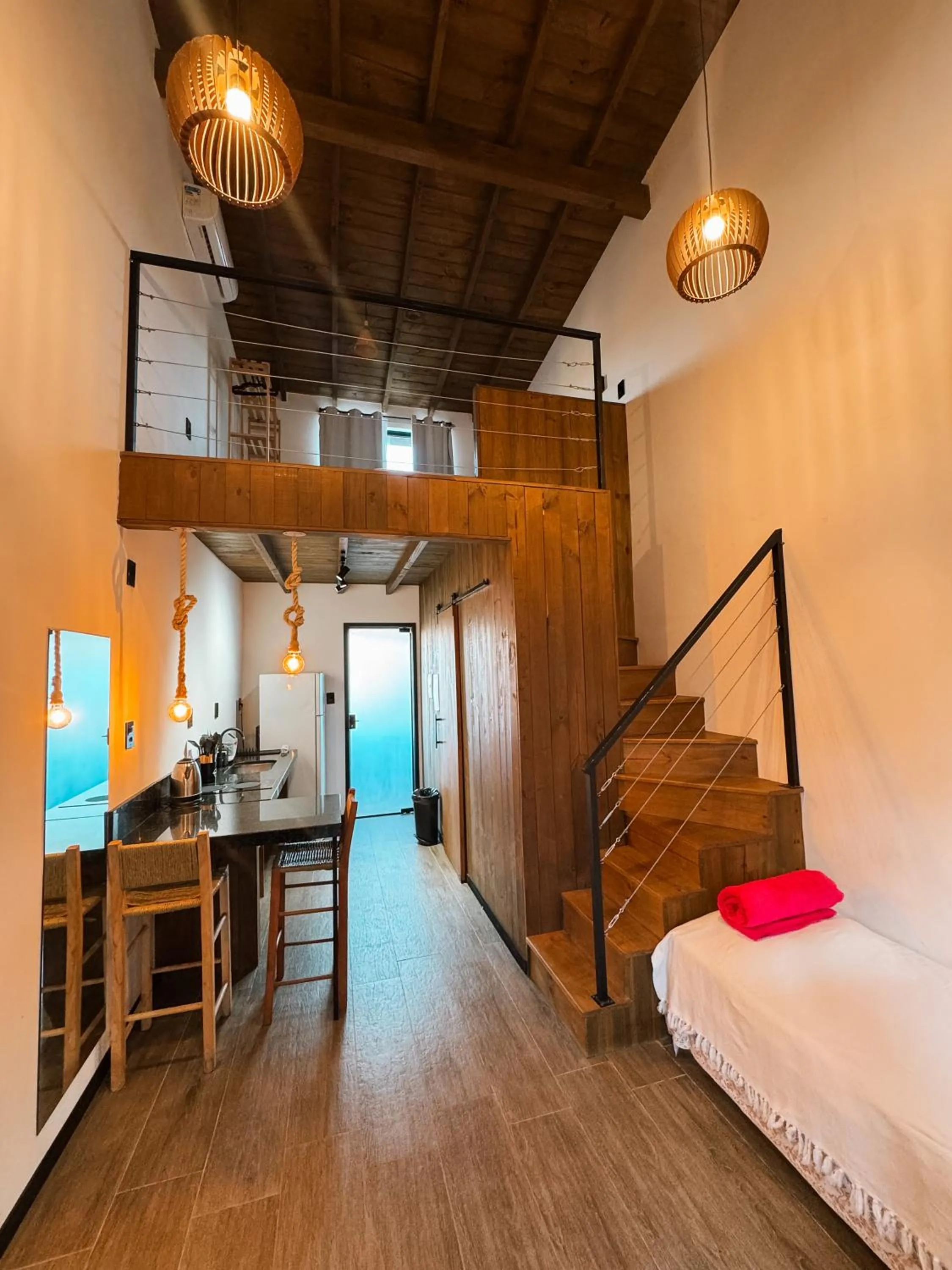 Bed in Mentawai Lofts Praia do Rosa