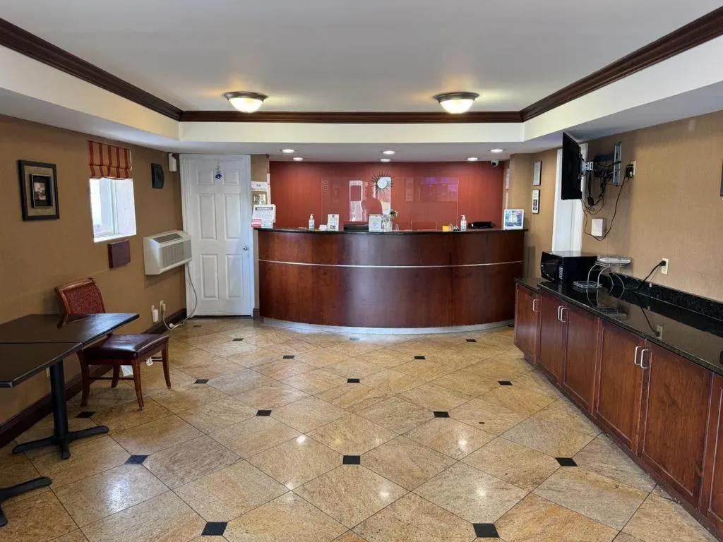 Lobby or reception in Heritage Inn