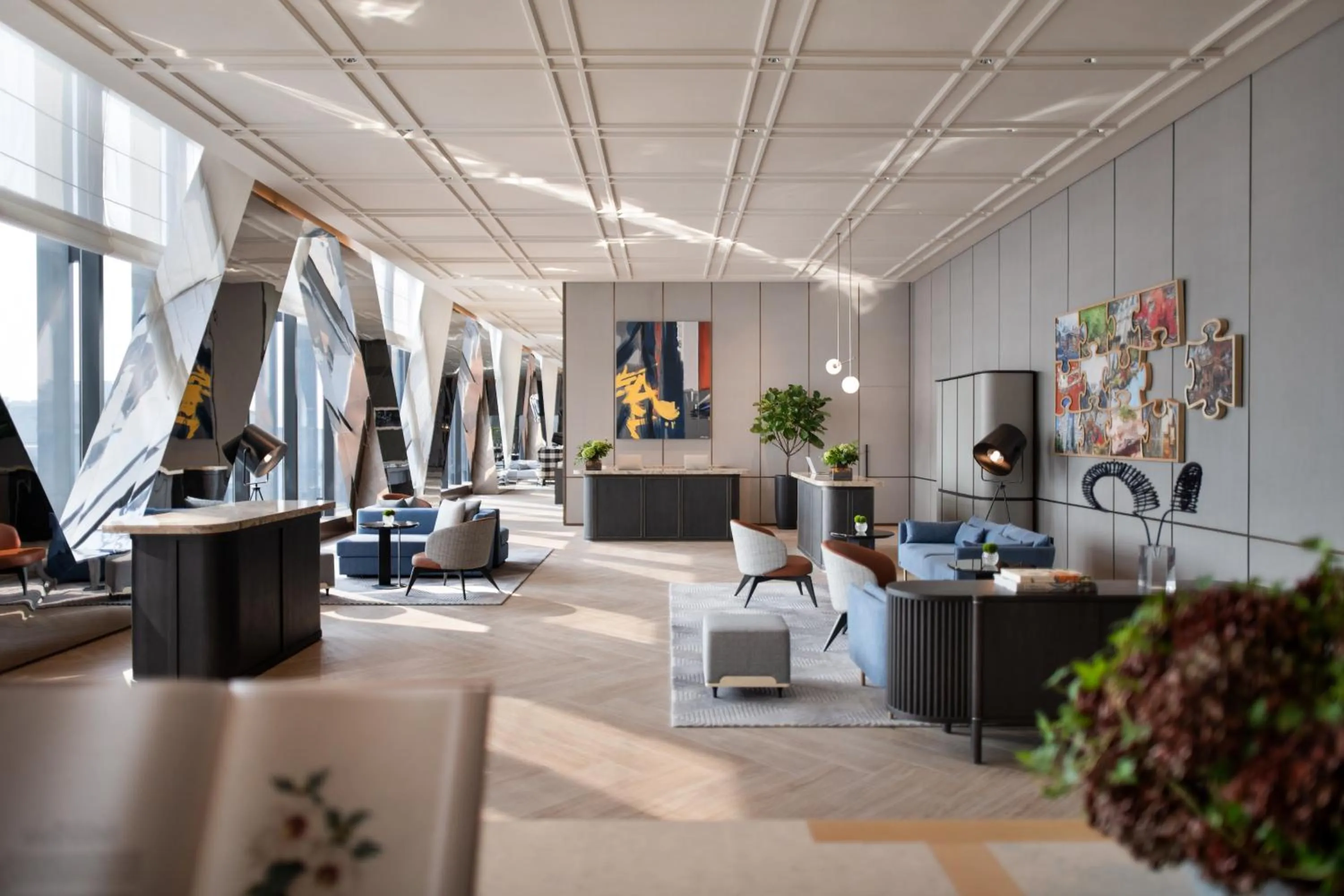 Lobby or reception in New World Guangzhou Hotel