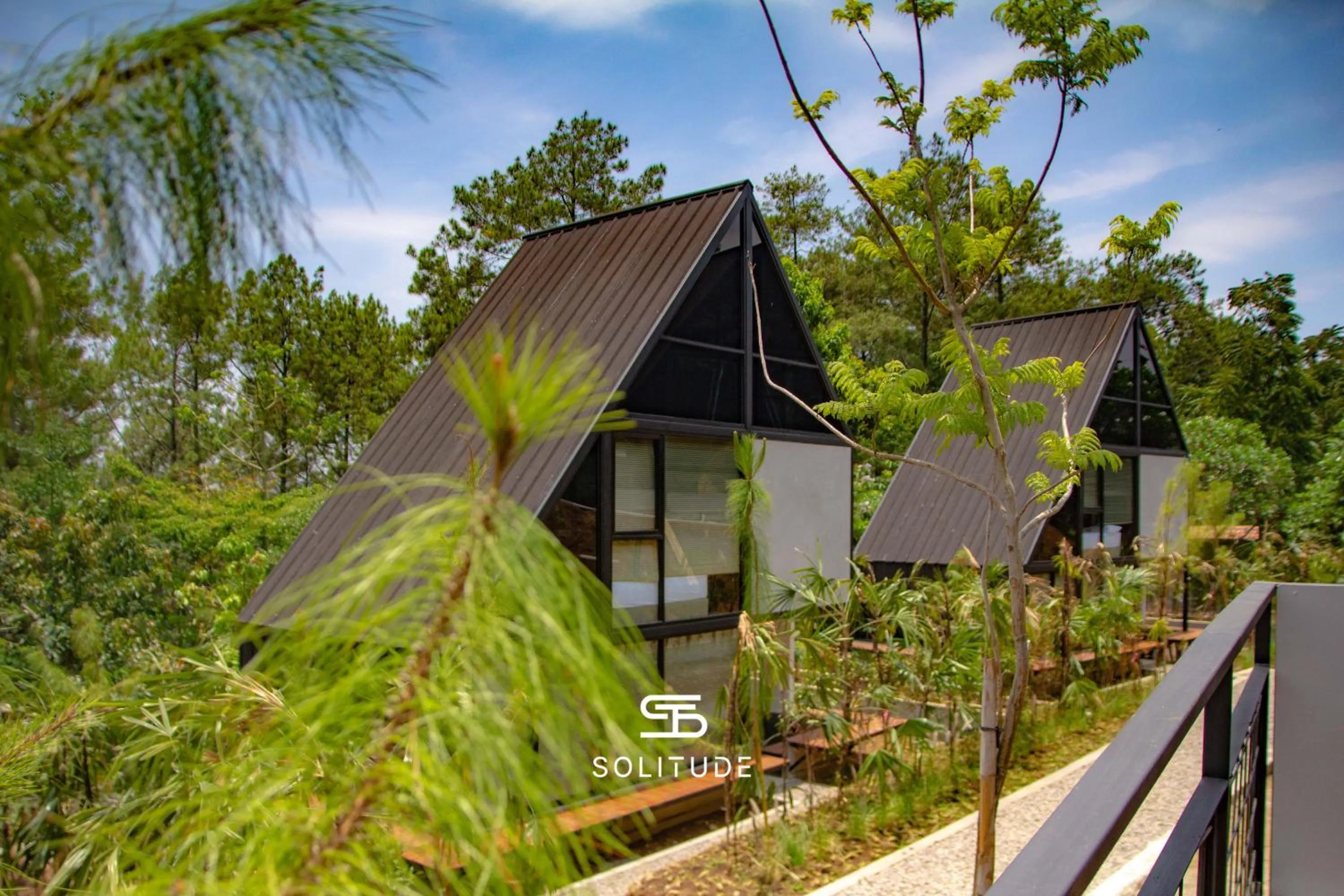 Garden view in Solitude Tahura Villa Bandung