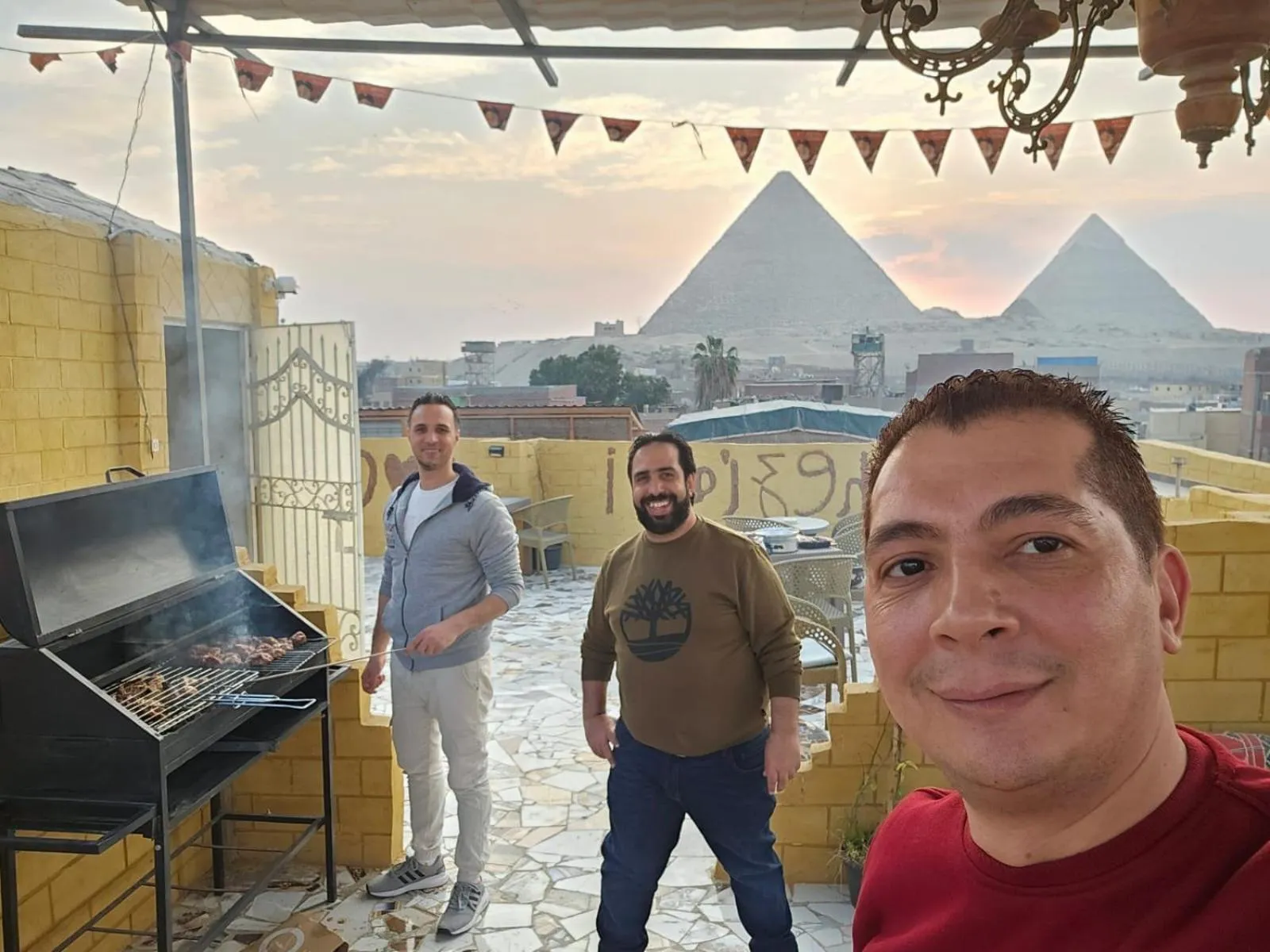 BBQ facilities in Chez l'ami hotel