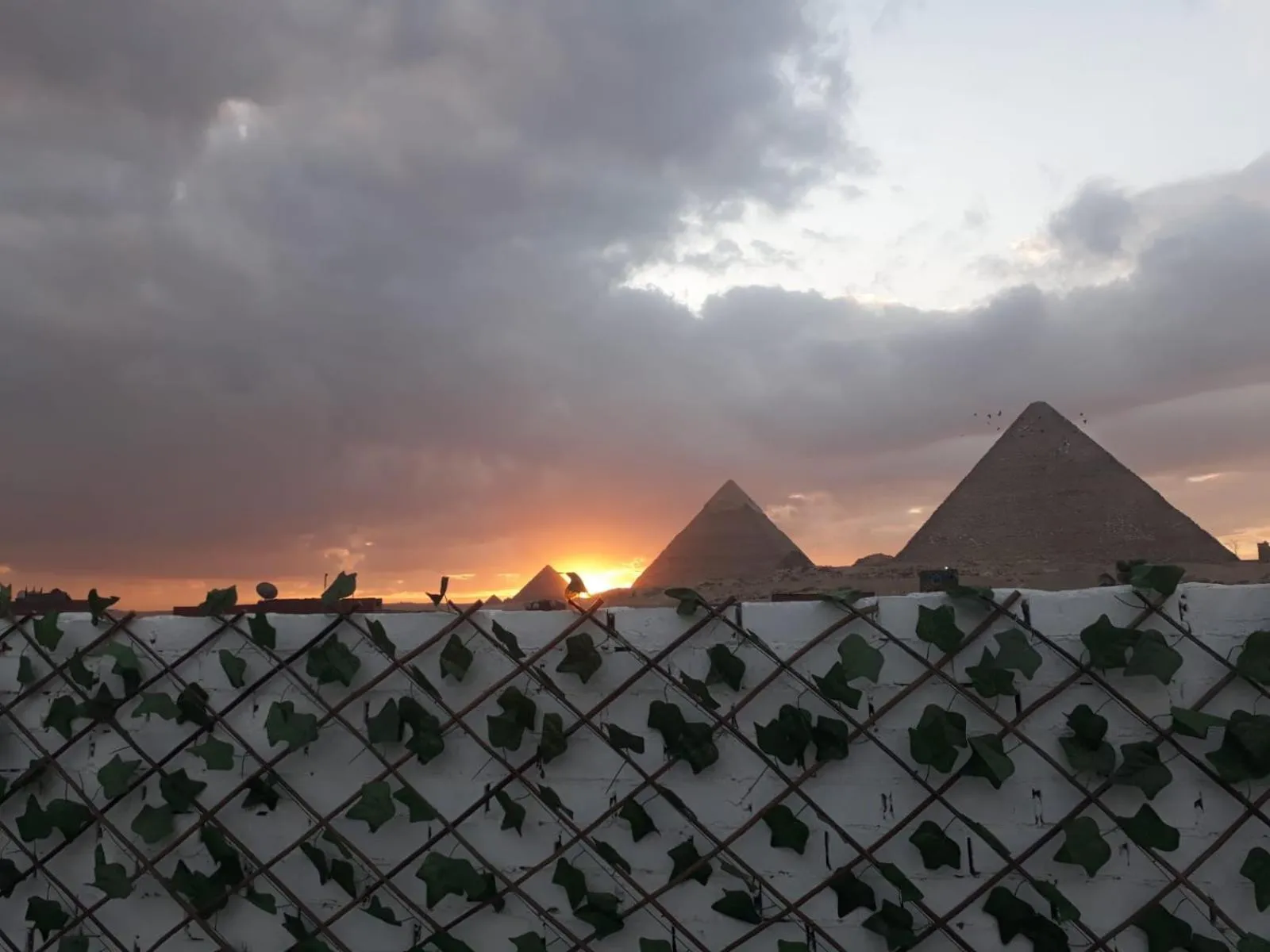 Sunset in Chez l'ami hotel