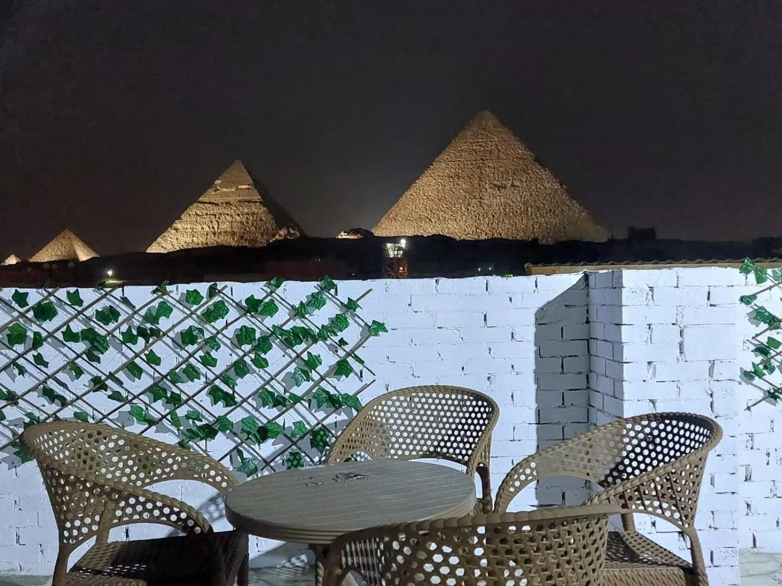 Patio in Chez l'ami hotel