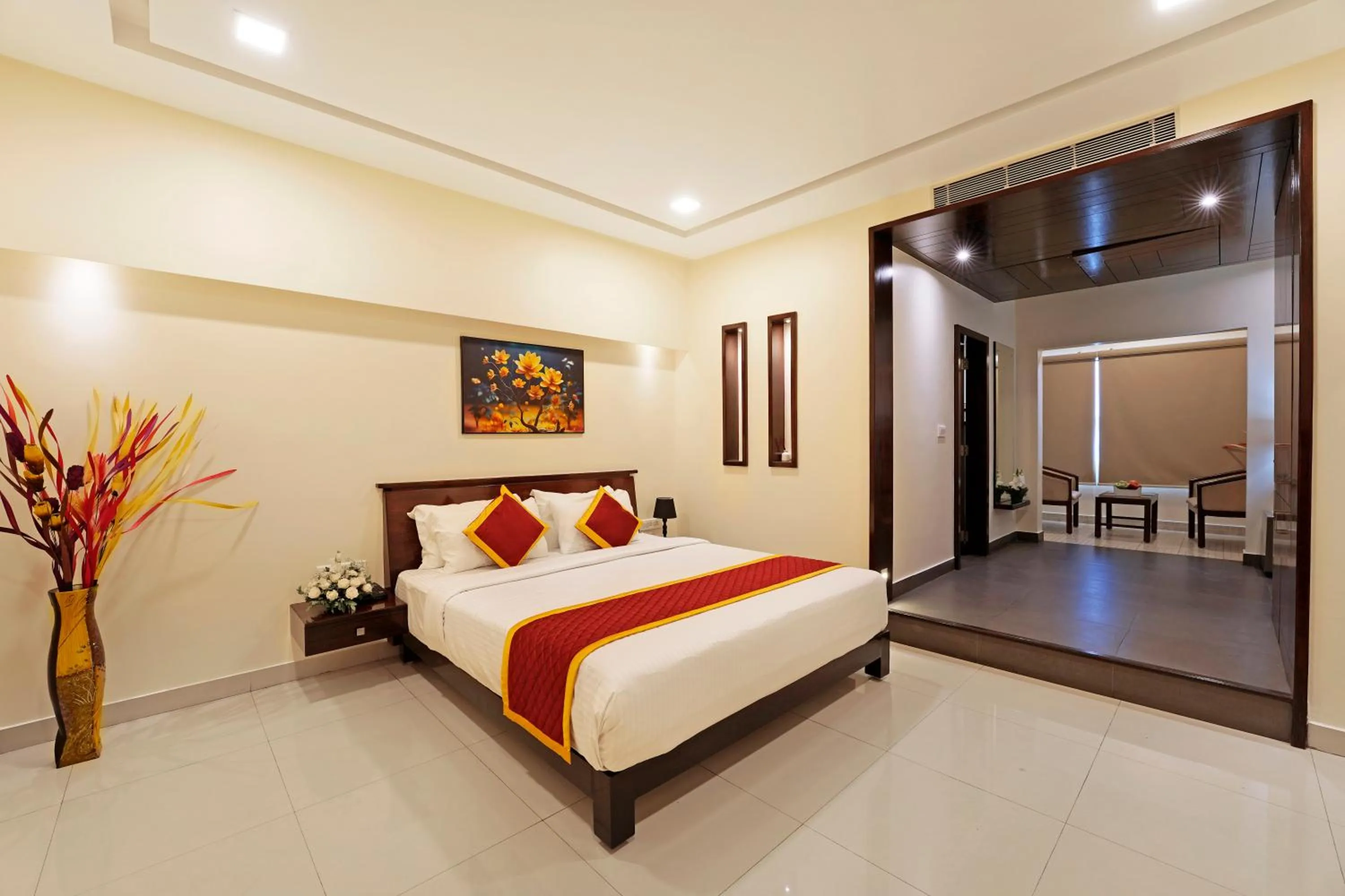 Bedroom, Bed in Clover - A Rivido Hotel Jigani