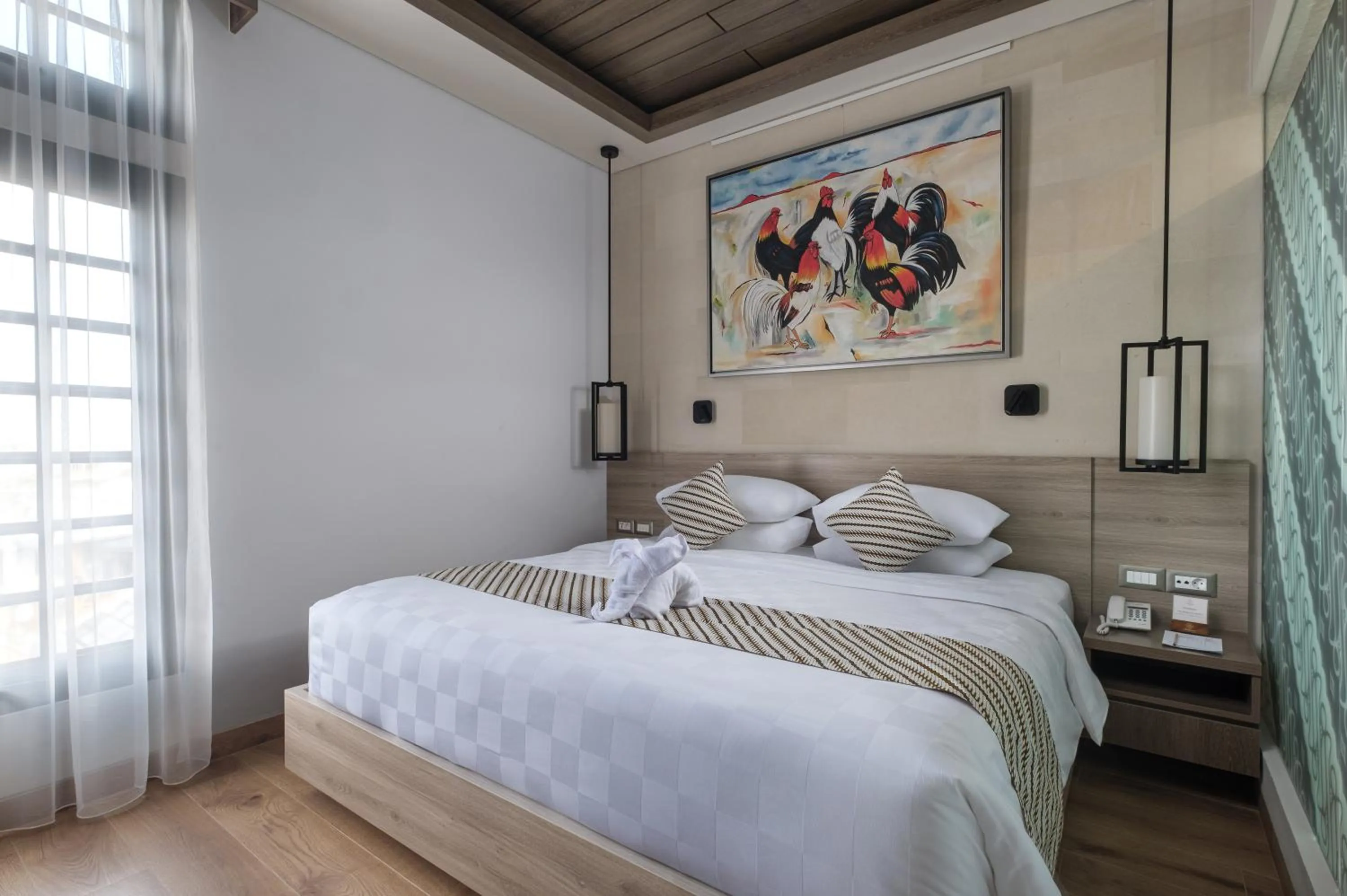 Bed in The Margaux Hotel Yogyakarta