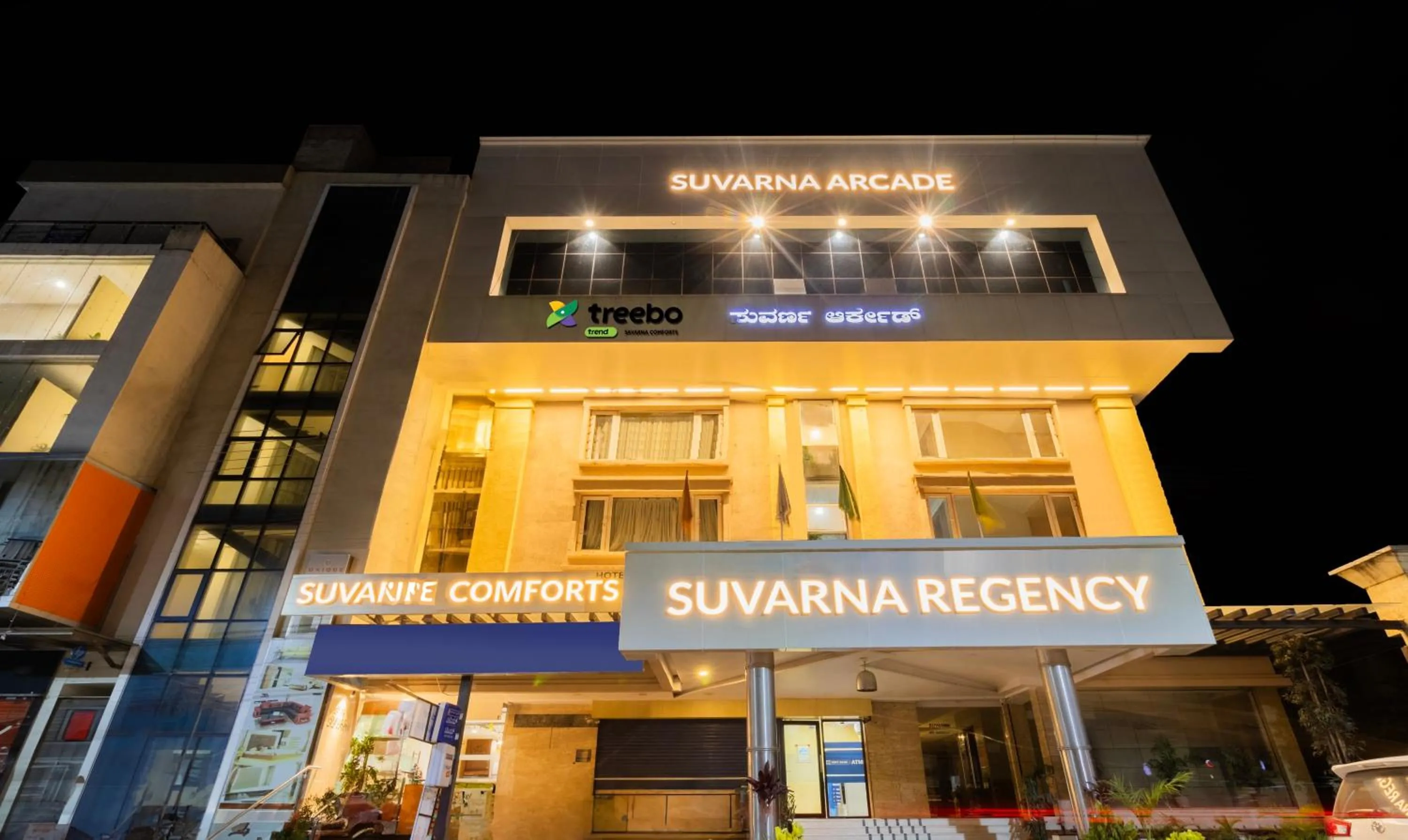 Facade/entrance in Treebo Suvarna Comforts