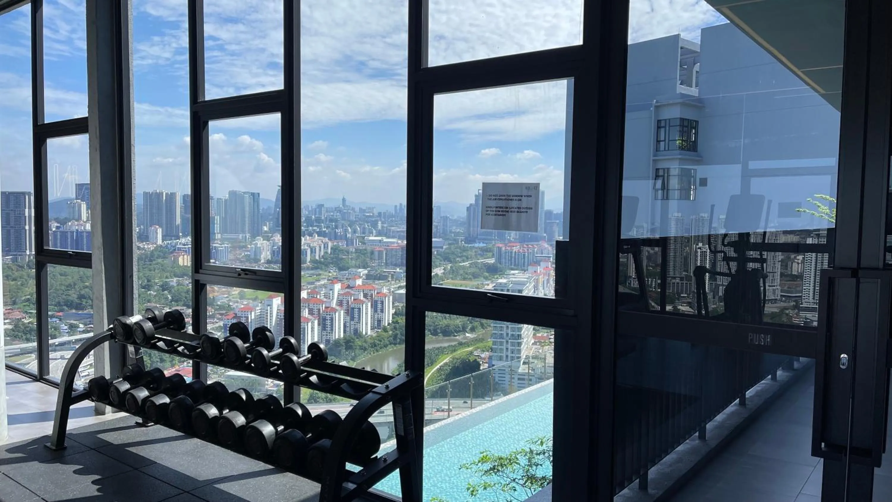 Fitness centre/facilities in Millerz Square Kuala Lumpur by Synergy