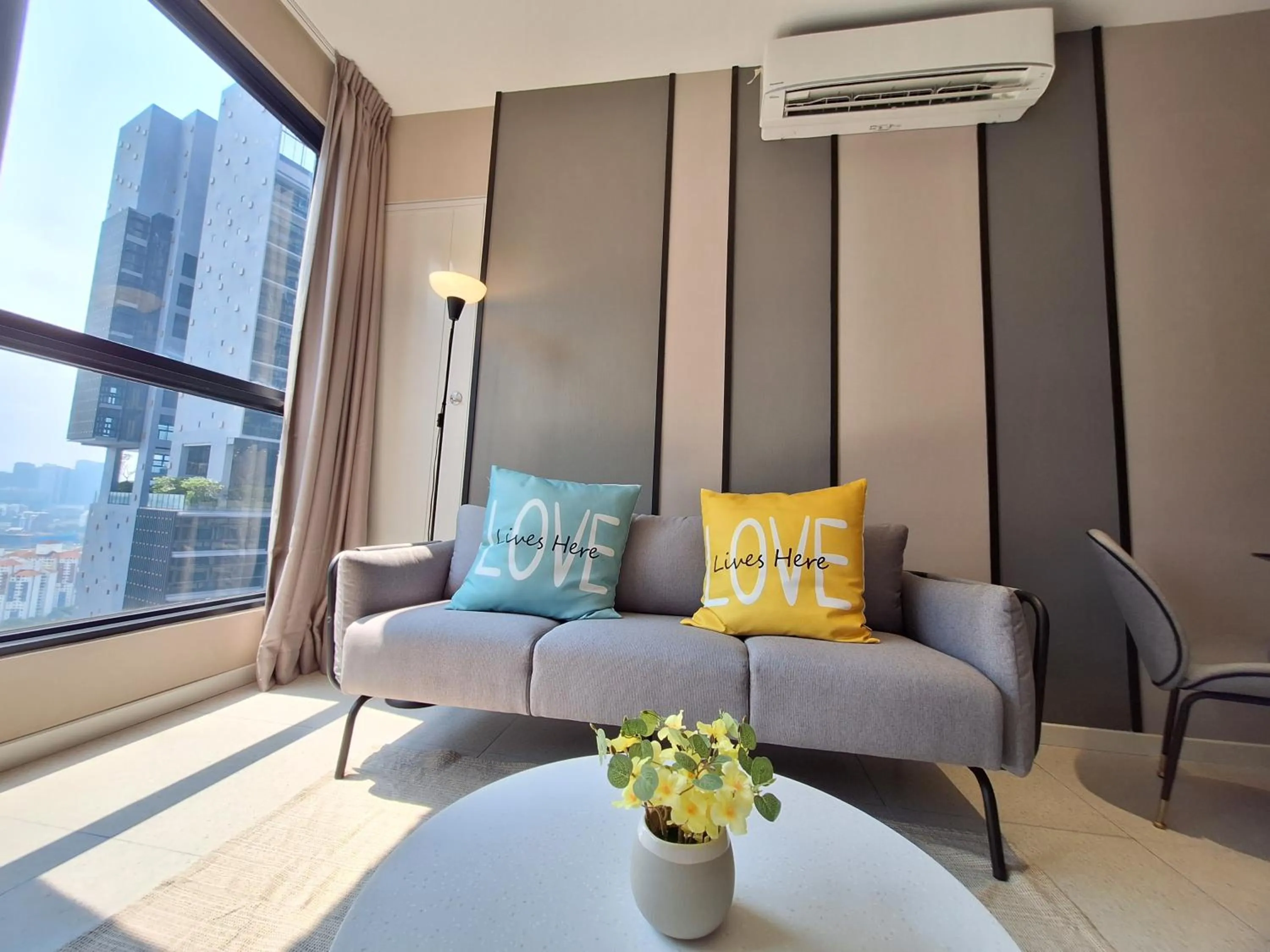 Living room in Millerz Square Kuala Lumpur by Synergy