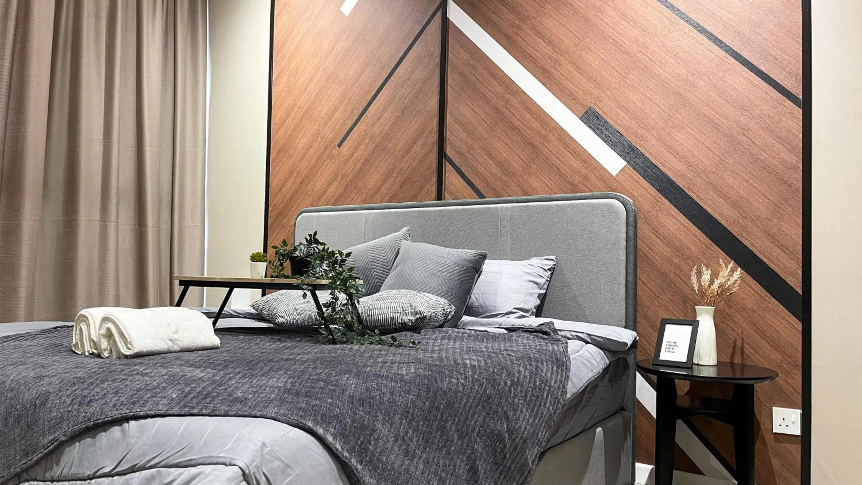 Bed in Millerz Square Kuala Lumpur by Synergy