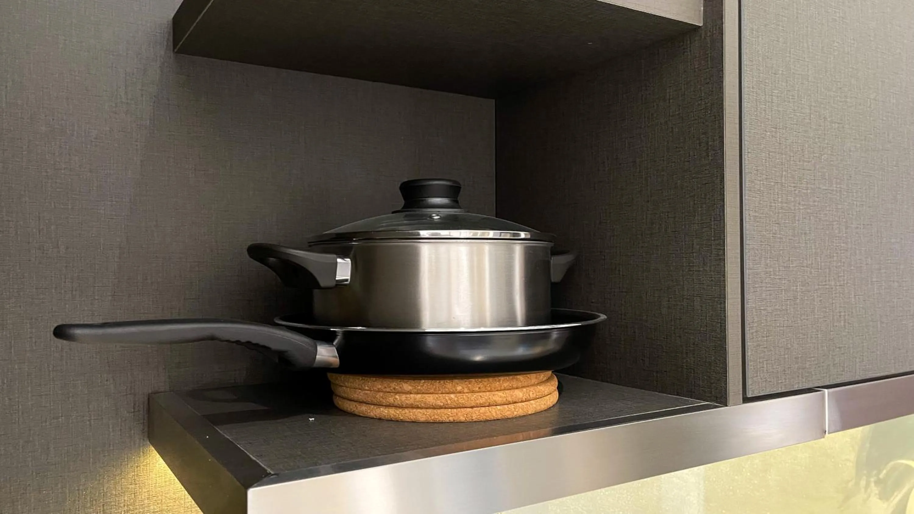 Kitchen or kitchenette in Millerz Square Kuala Lumpur by Synergy