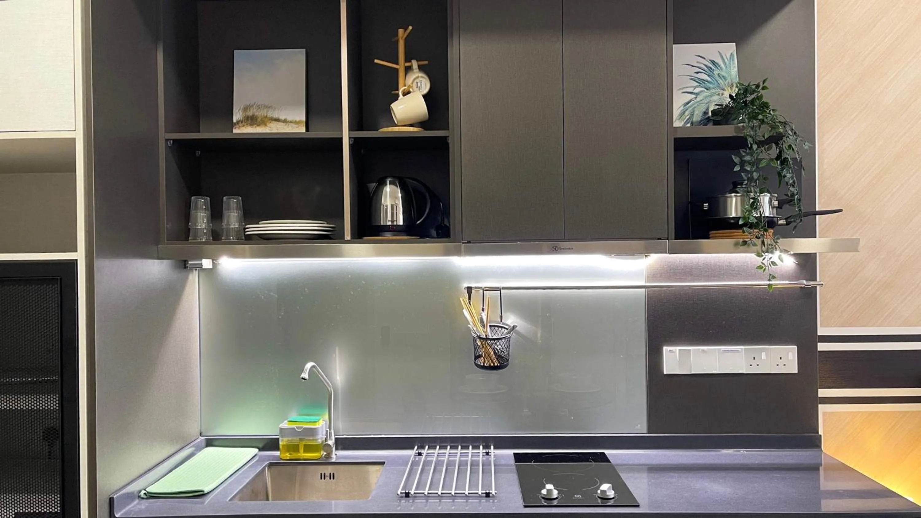 Kitchen or kitchenette in Millerz Square Kuala Lumpur by Synergy