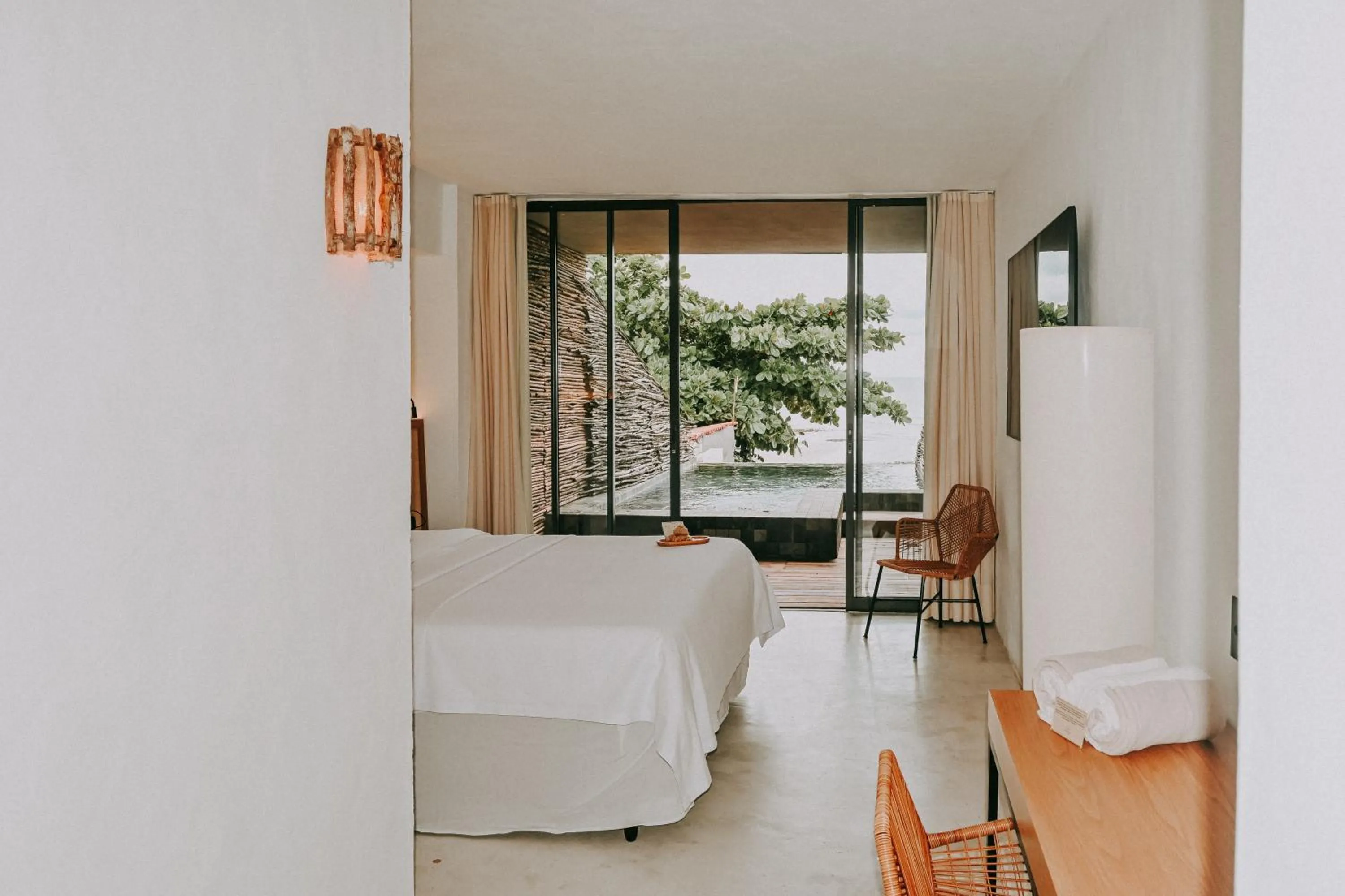 Photo of the whole room, Bed in Apenunga Eco Hotel