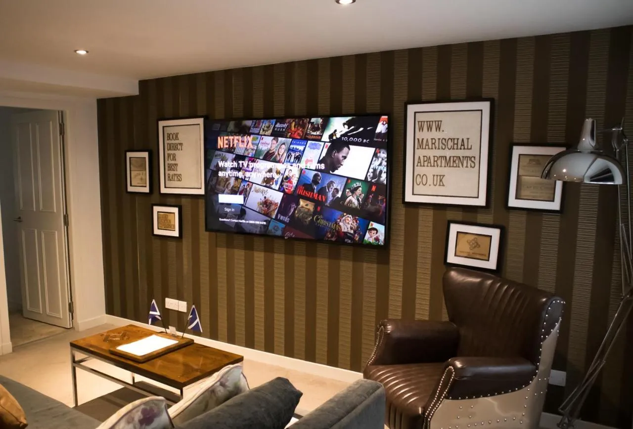 Bedroom in Marischal Apartments