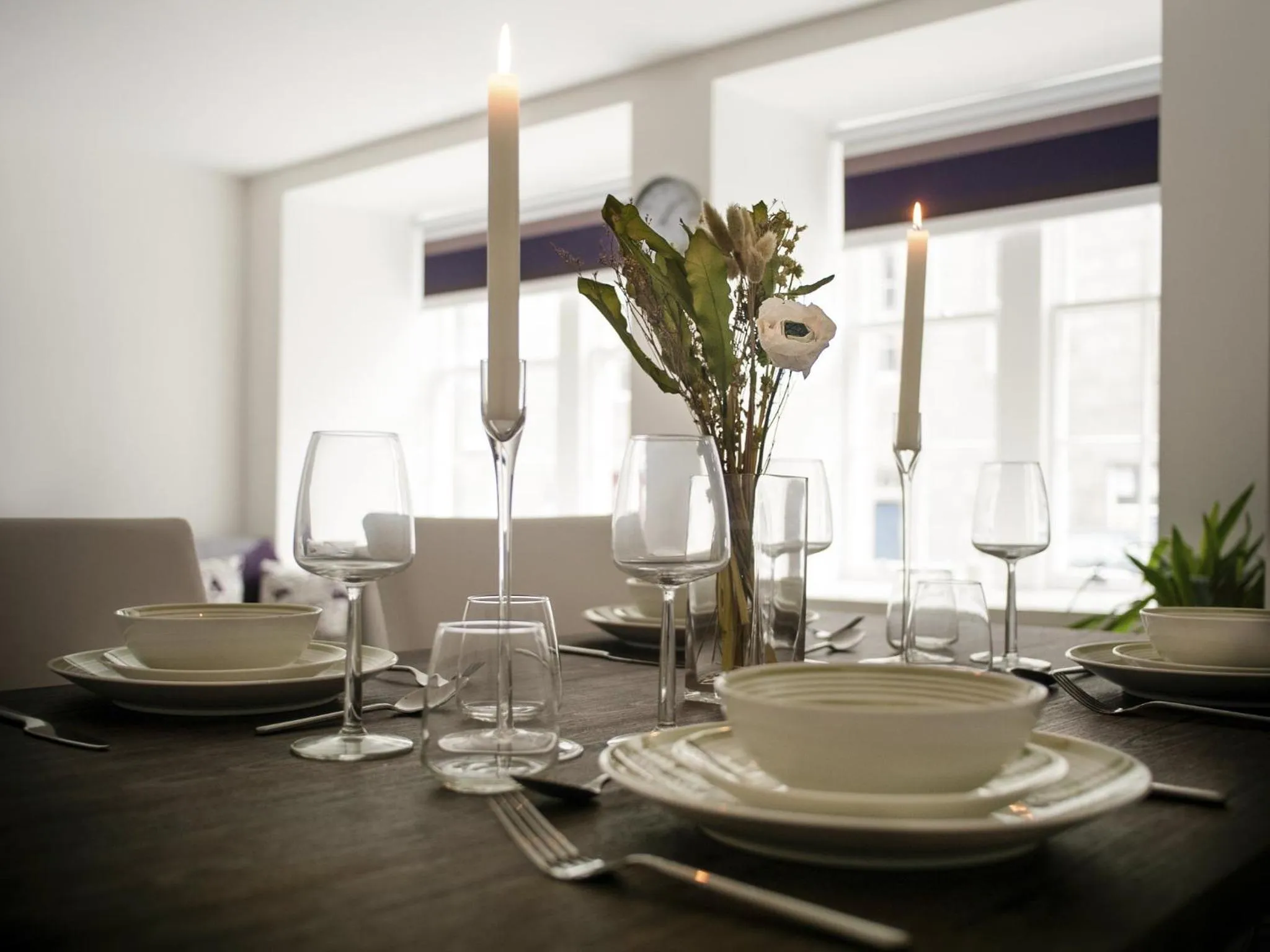 Bedroom in Marischal Apartments
