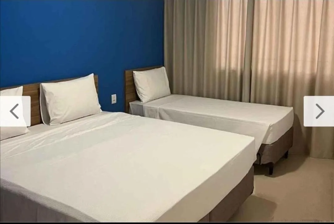 Bed in São Pedro Thermas Resort