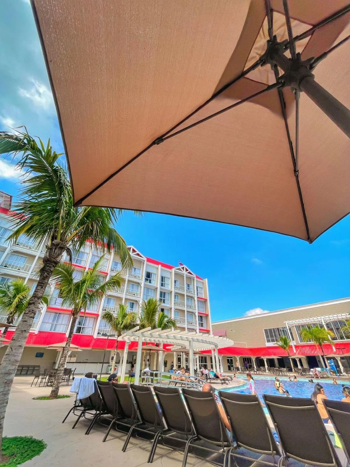 Pool view in São Pedro Thermas Resort