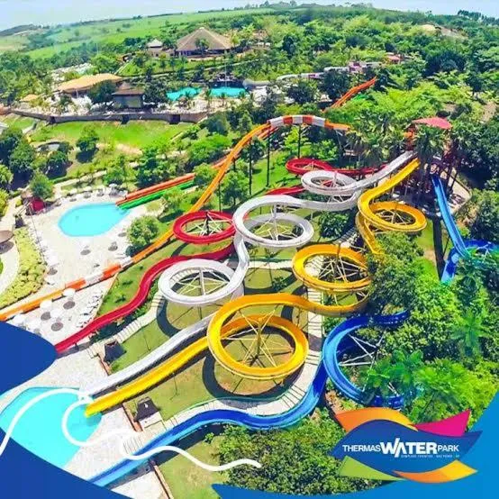 Aqua park in São Pedro Thermas Resort