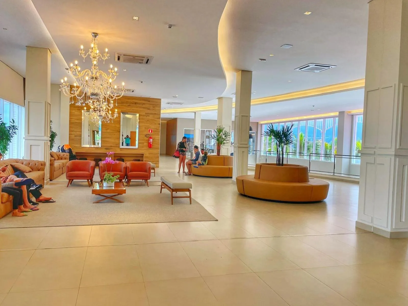 Seating area in São Pedro Thermas Resort