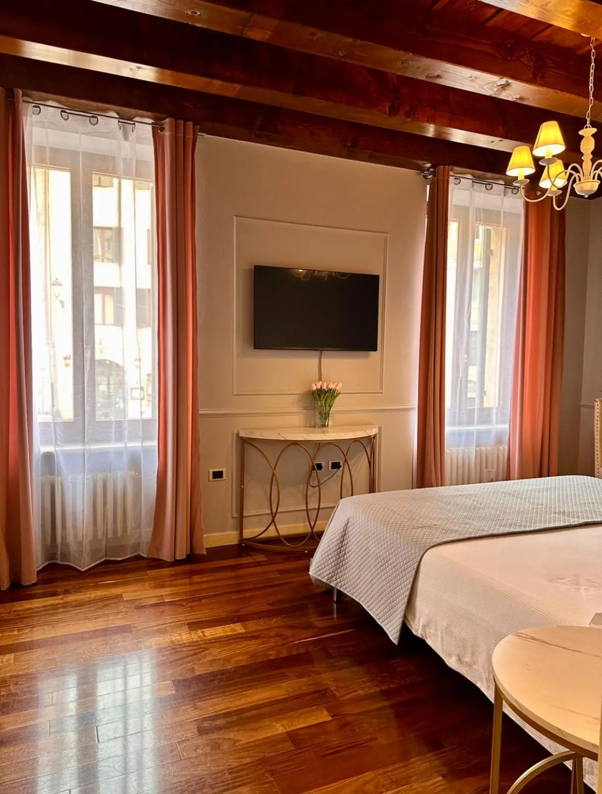 Bed in Relais Ponte Pietra