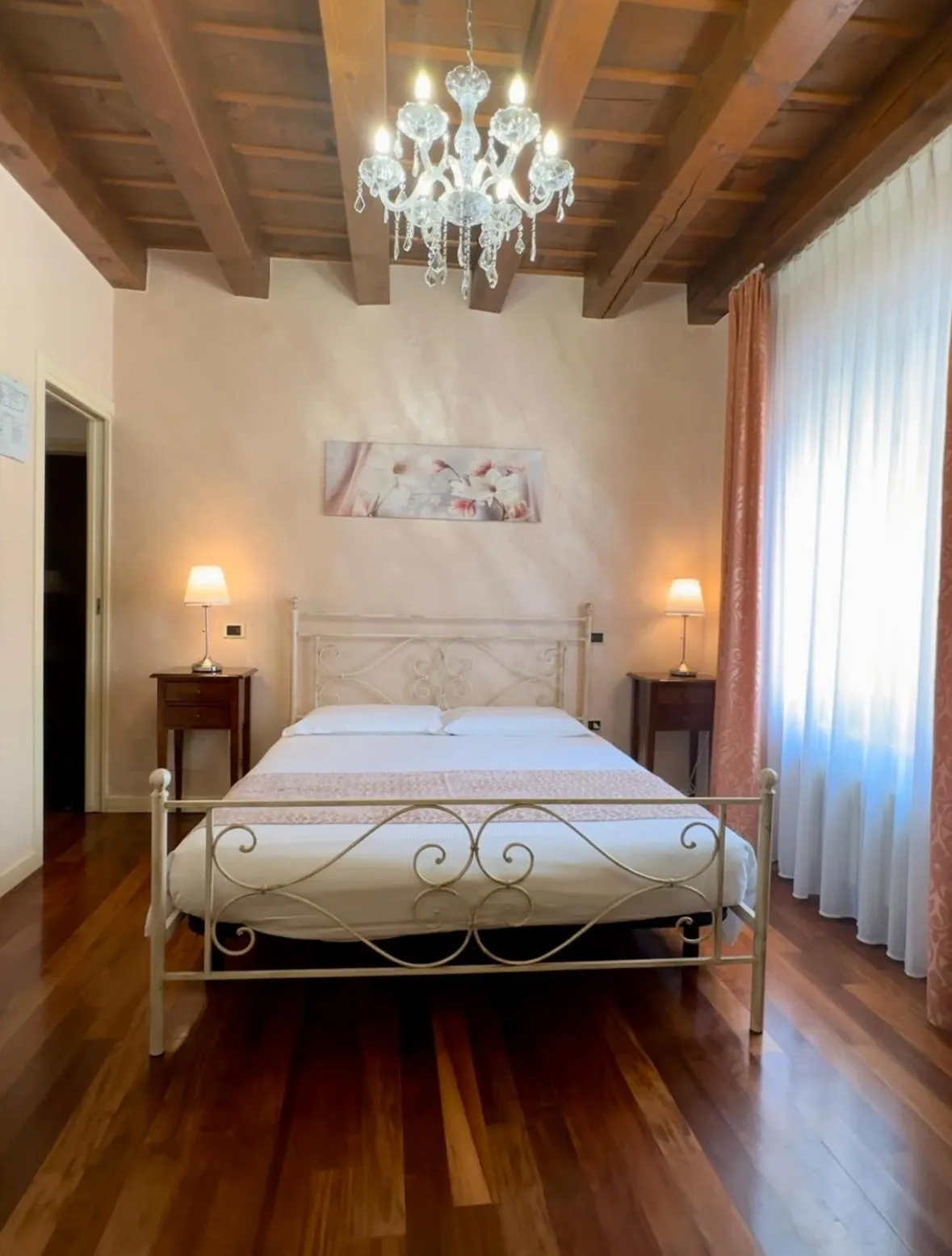 Bed in Relais Ponte Pietra