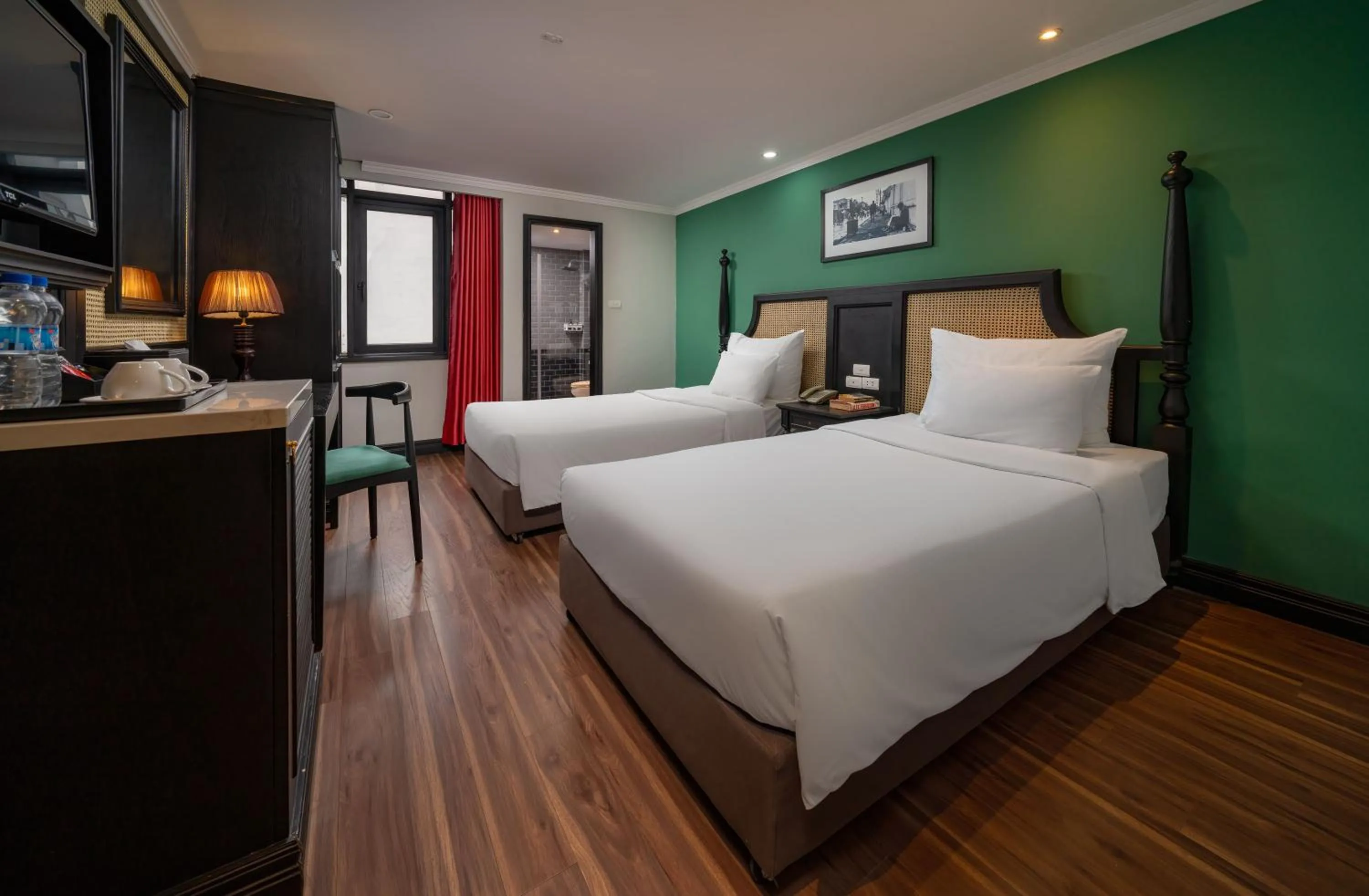 Bed in Hanoi Ancient Paradise Hotel