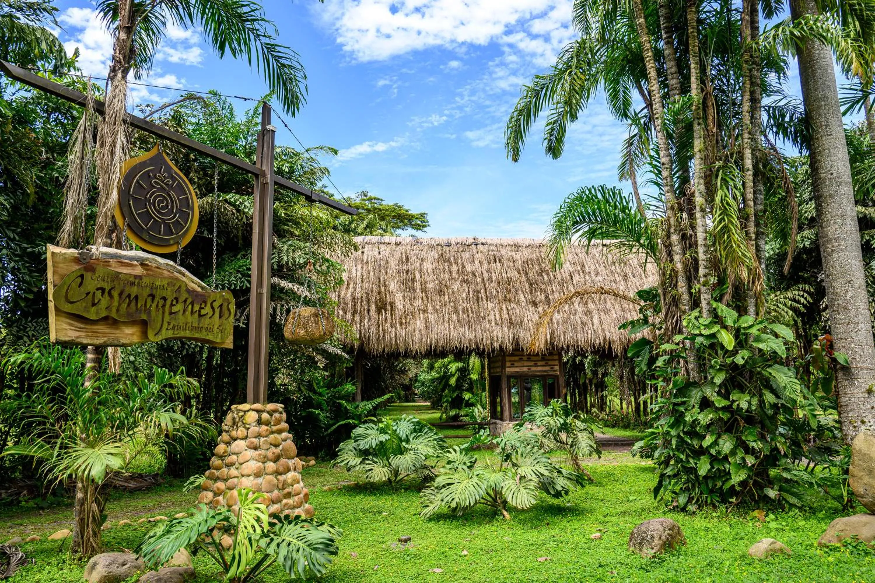 Facade/entrance in Ecolodge Cosmogénesis