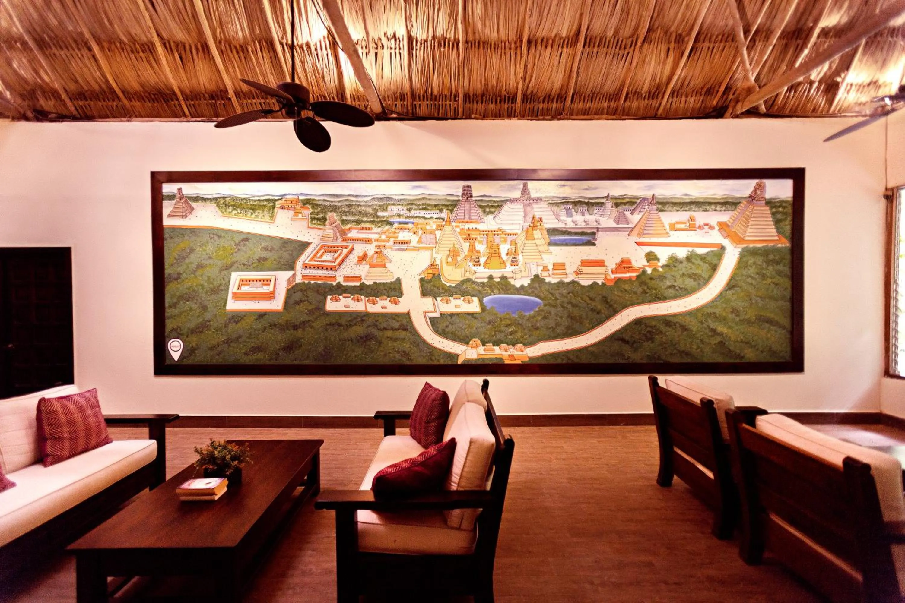 Property building in Jungle Lodge Tikal Hostal