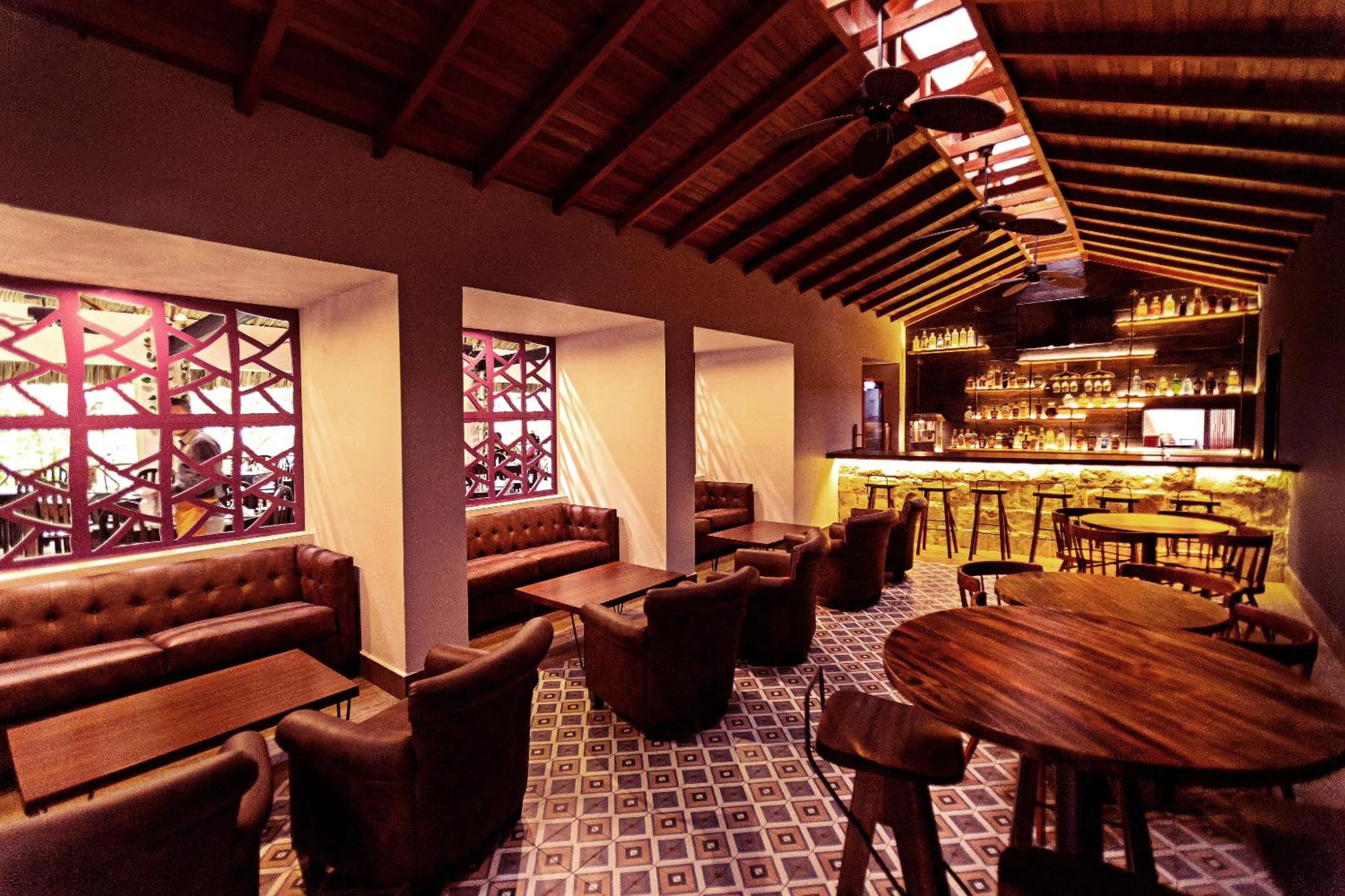 Drinks in Hotel Jungle Lodge Tikal