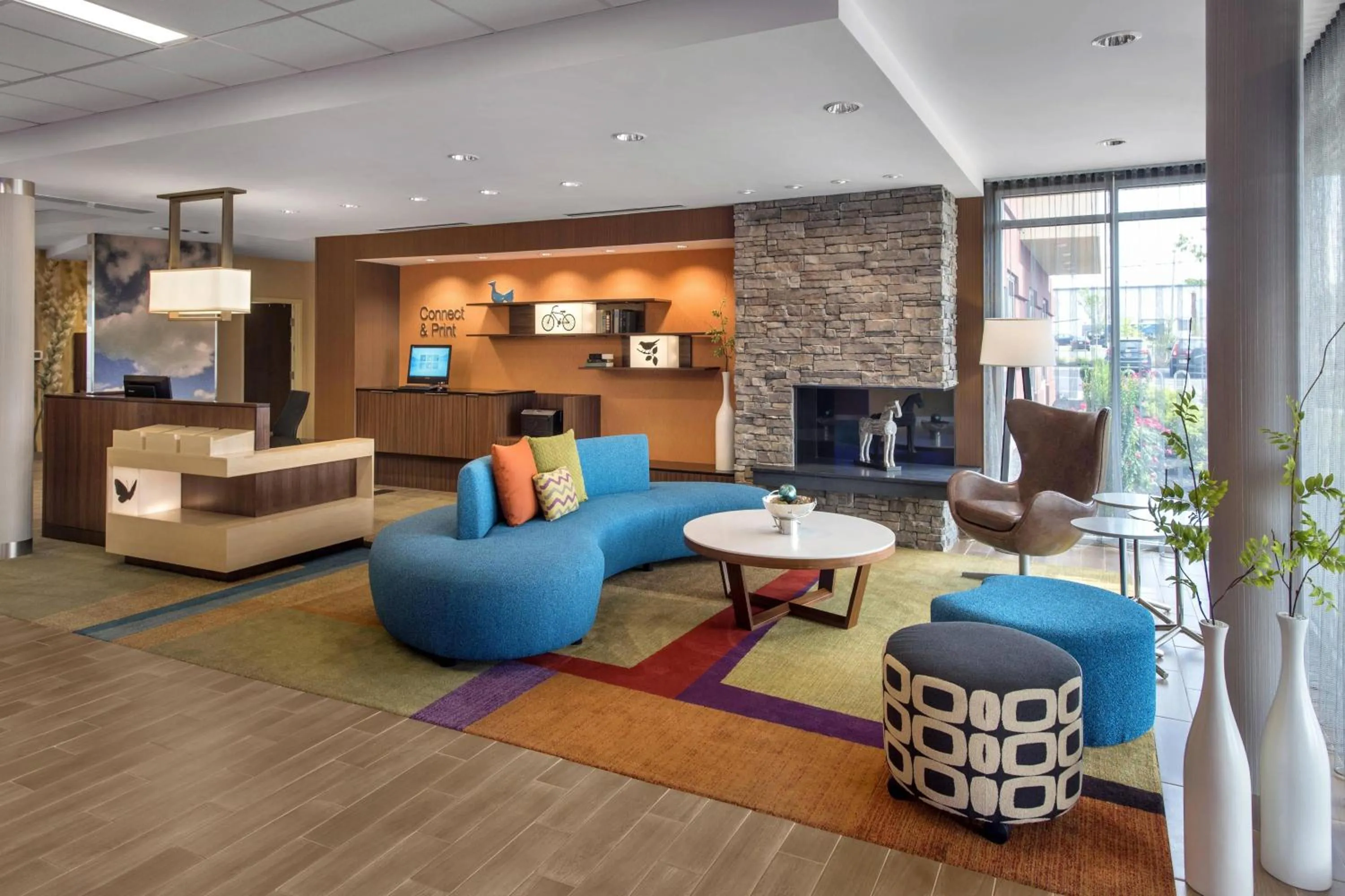 Lobby or reception in Fairfield Inn & Suites by Marriott New Castle