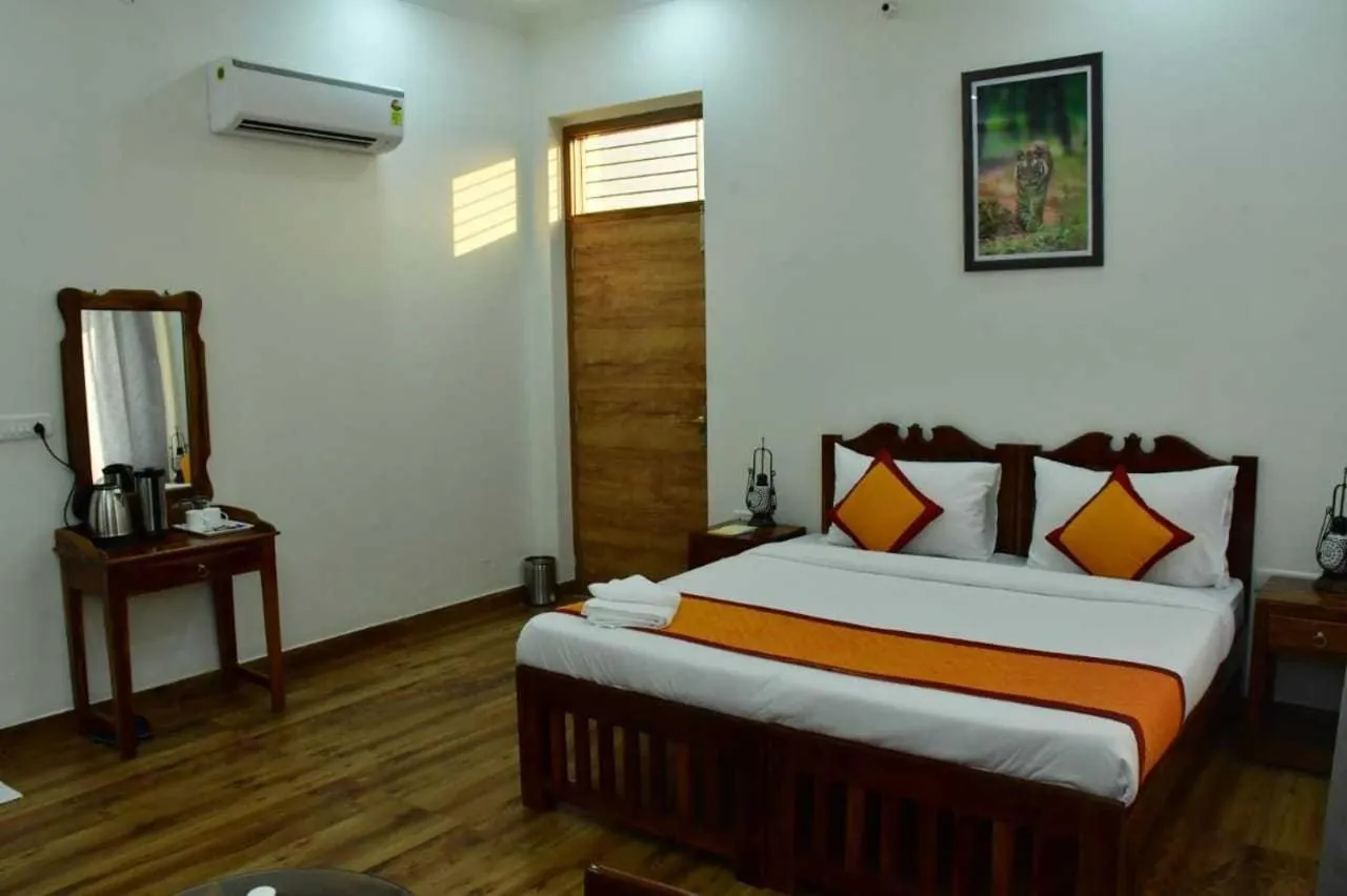 Bedroom, Bed in Ranthambore Jalsa