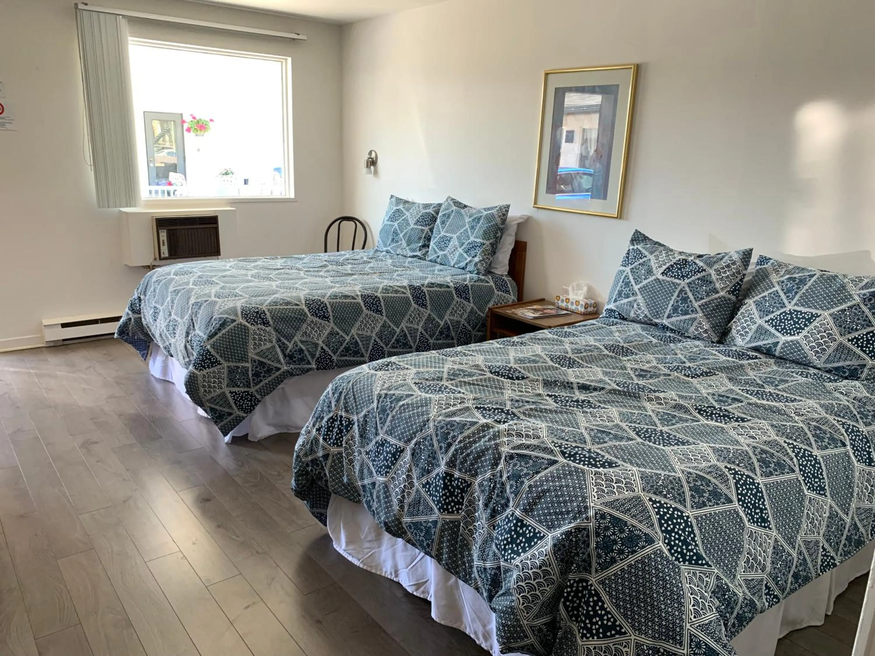 Bed in Motel Giffard