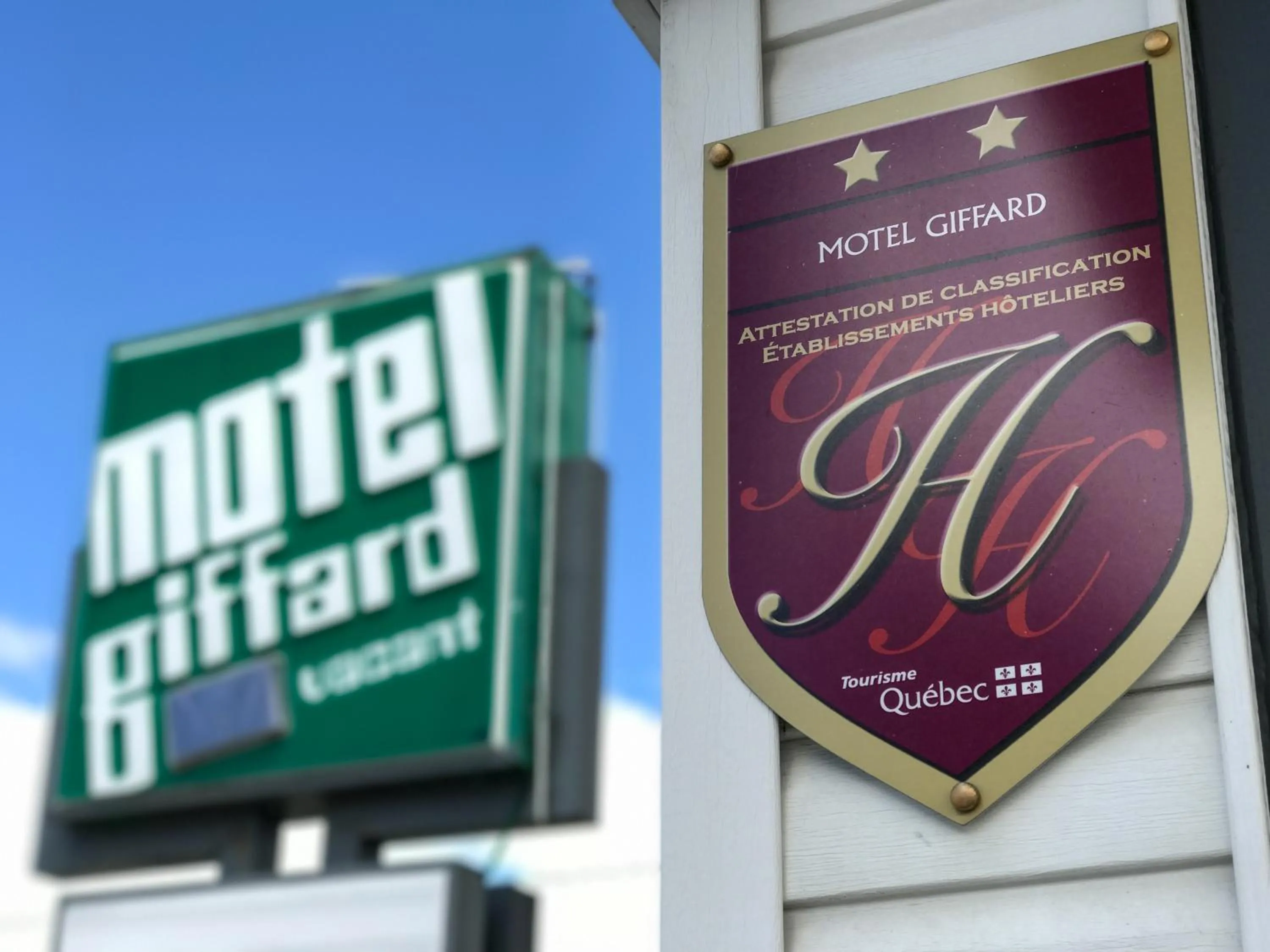 Property logo or sign in Motel Giffard