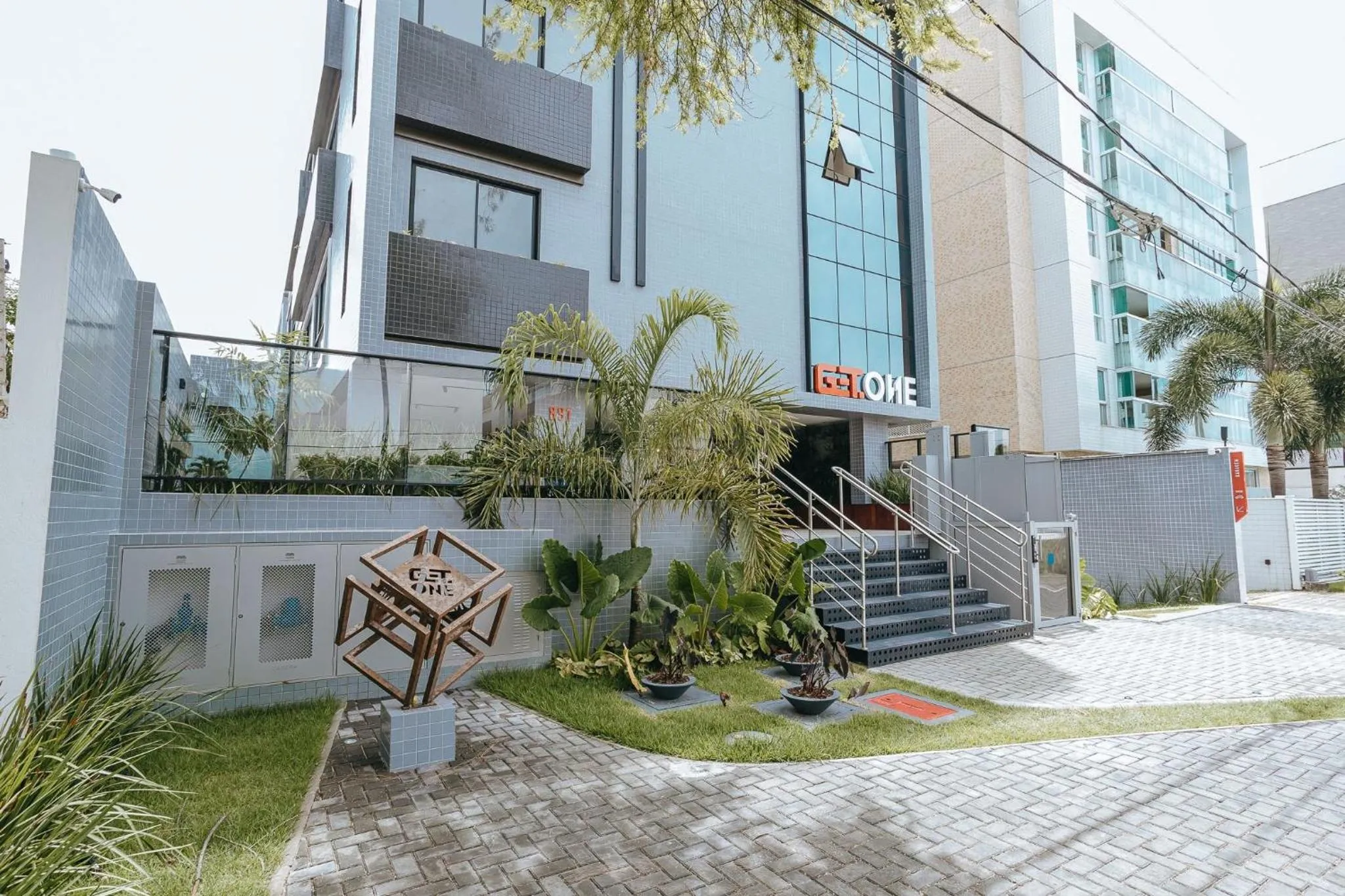 Facade/entrance in Studio Aconchegante no Bessa