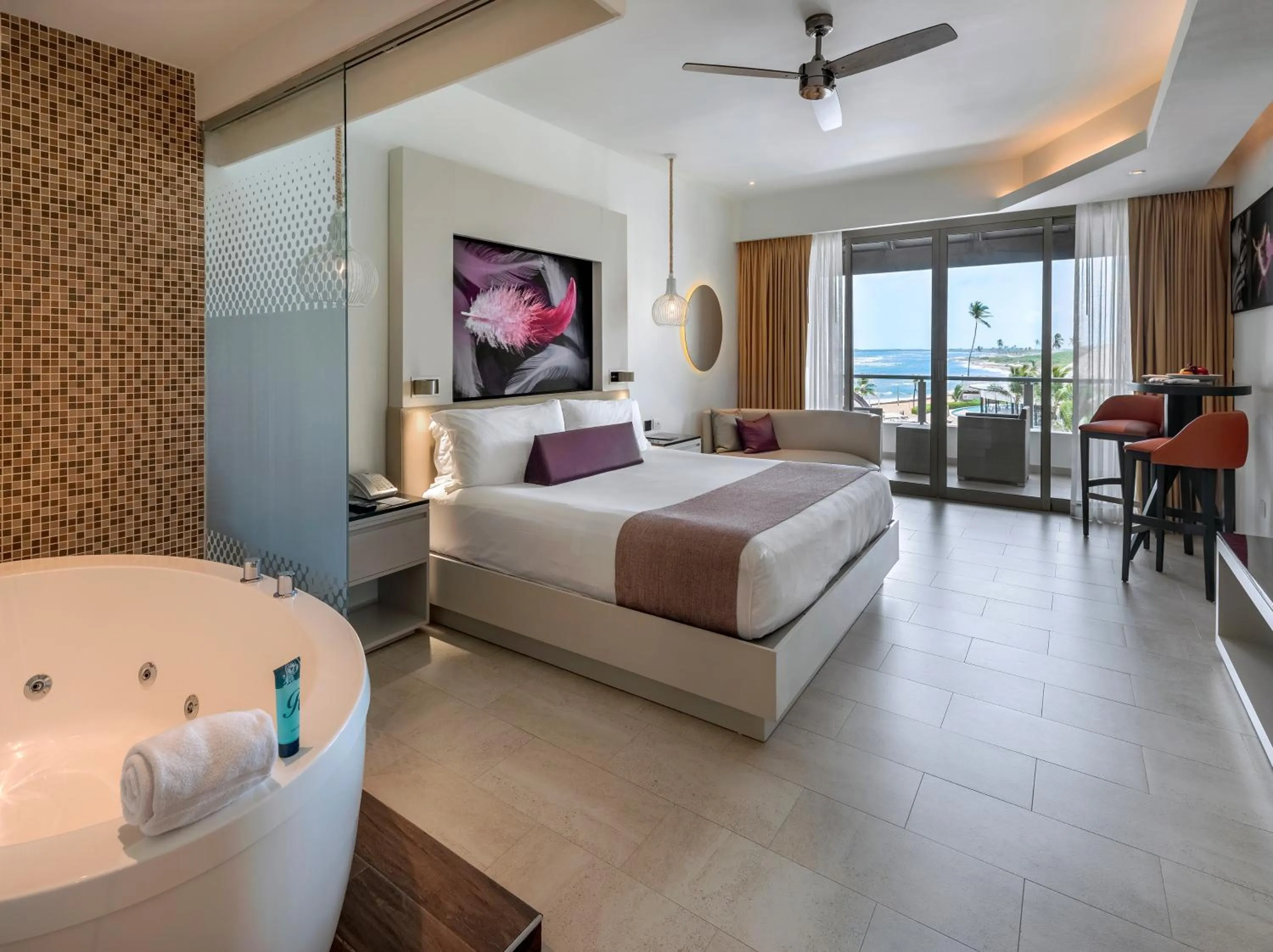 Photo of the whole room, Bed in Royalton CHIC Punta Cana, An Autograph Collection All-Inclusive Resort & Casino, Adults Only