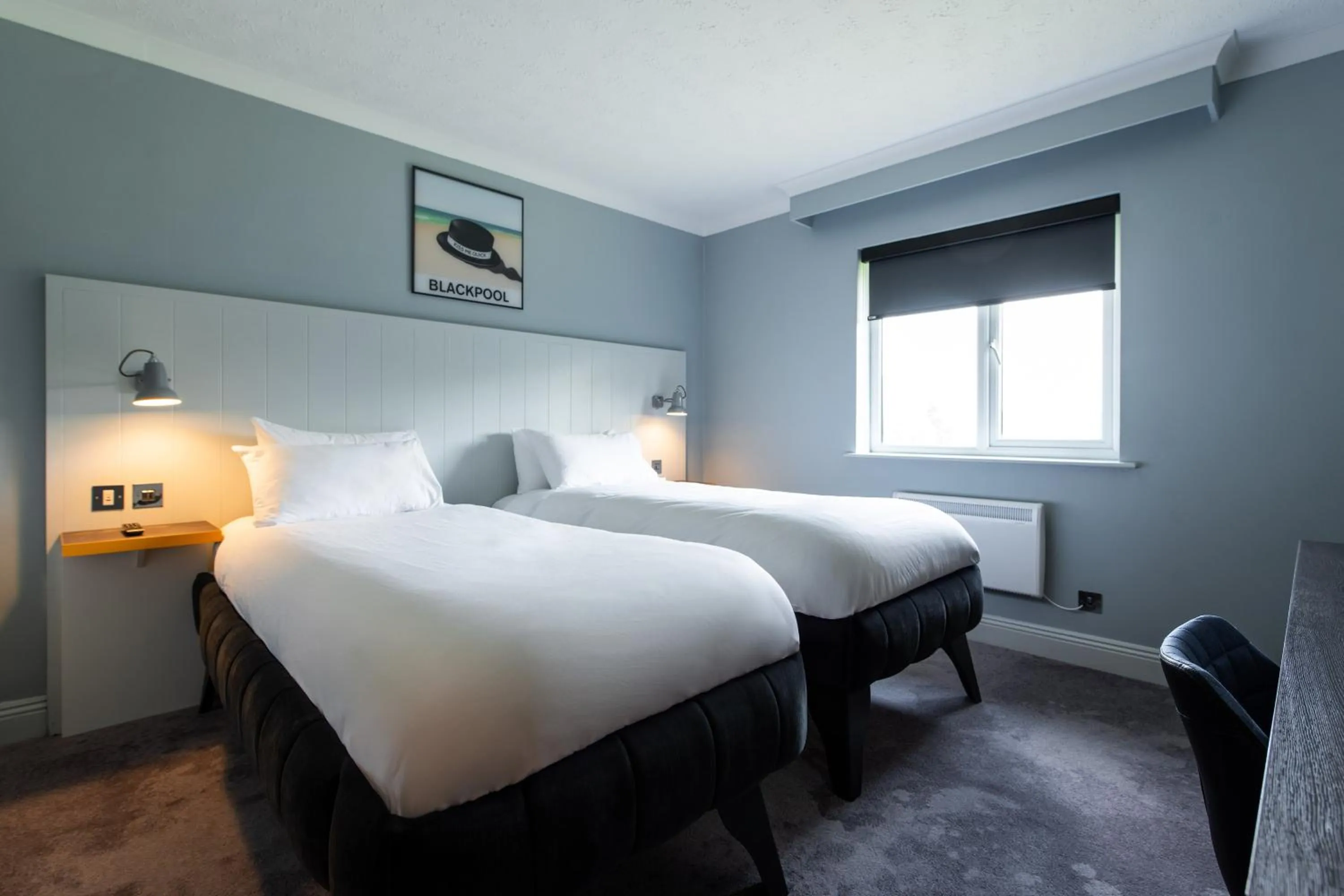 Bedroom, Bed in Village Hotel Blackpool