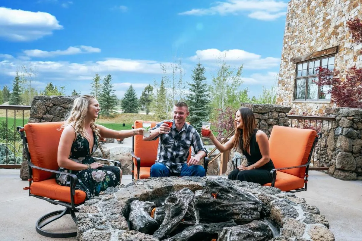 Patio in Pronghorn Resort