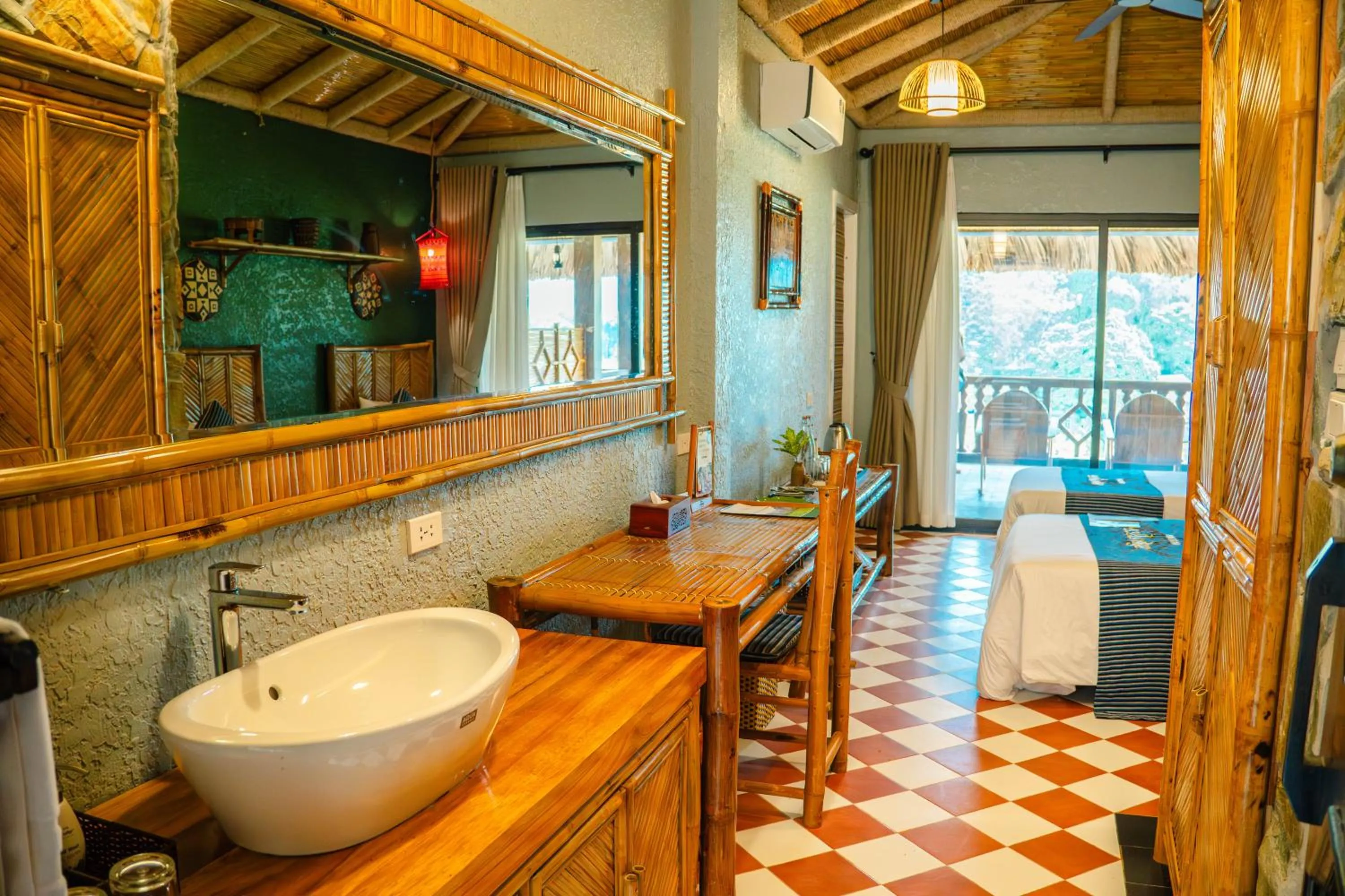 Photo of the whole room in Mai Chau Ecolodge