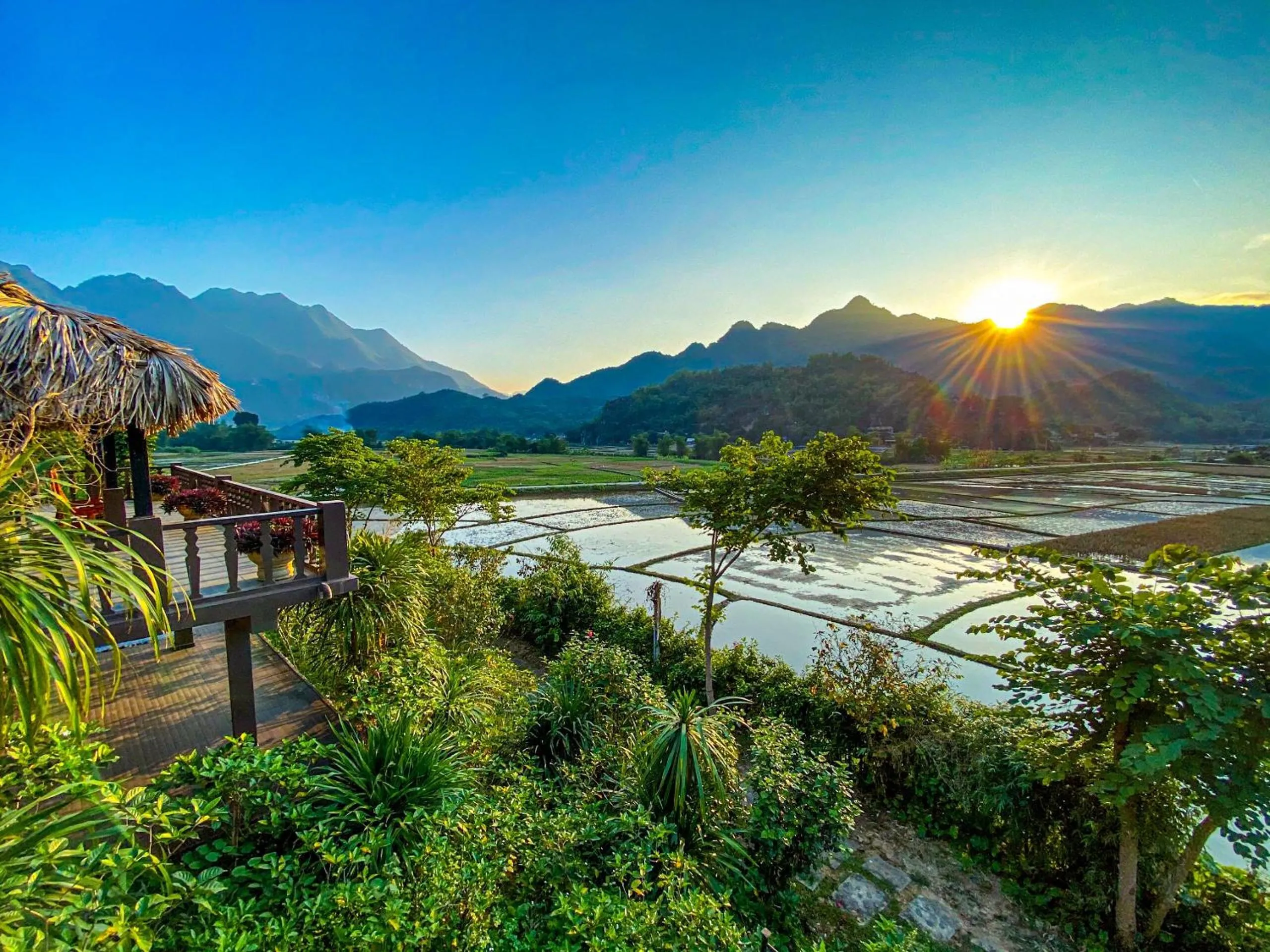 Natural landscape in Mai Chau Ecolodge