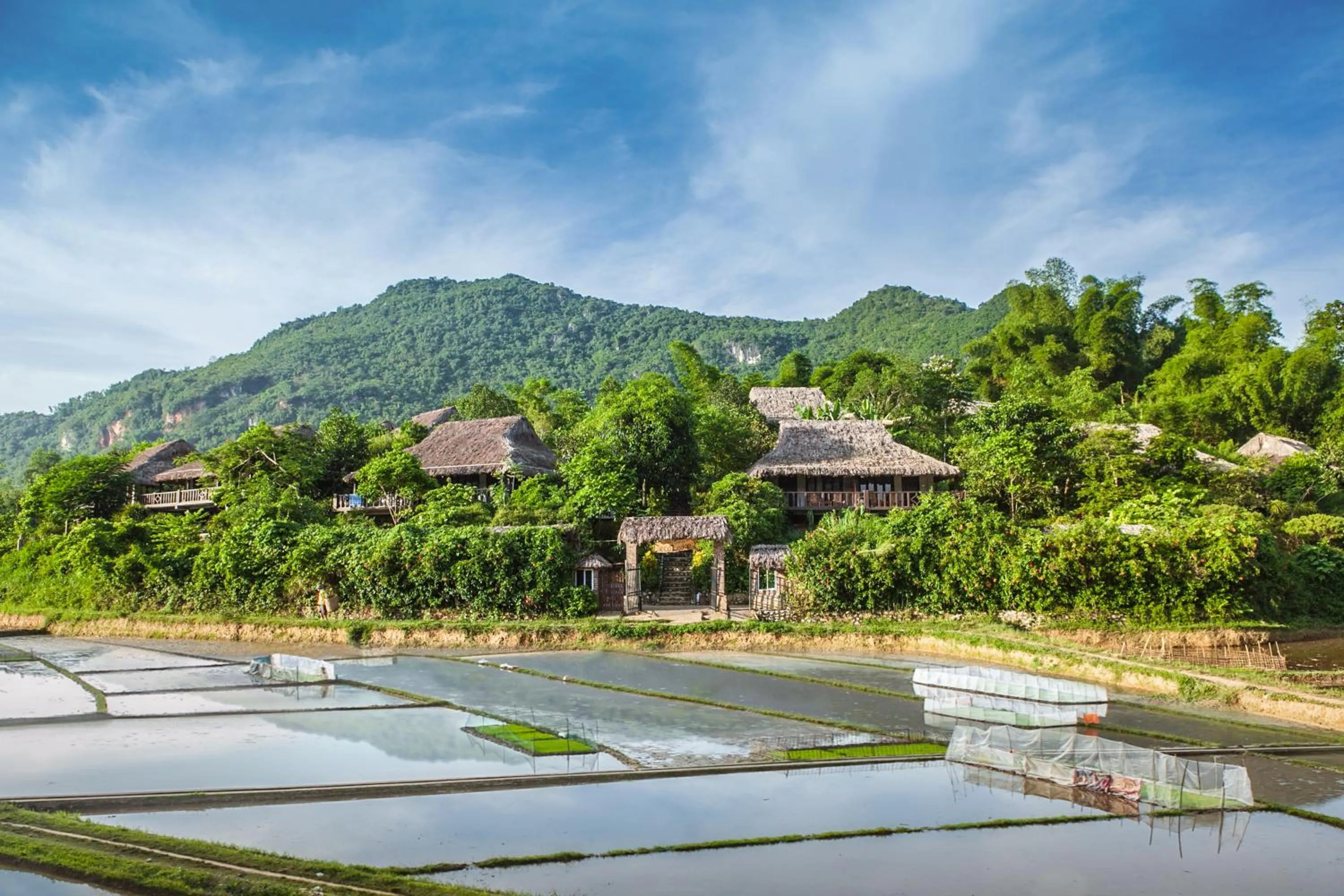 Bird's eye view in Mai Chau Ecolodge