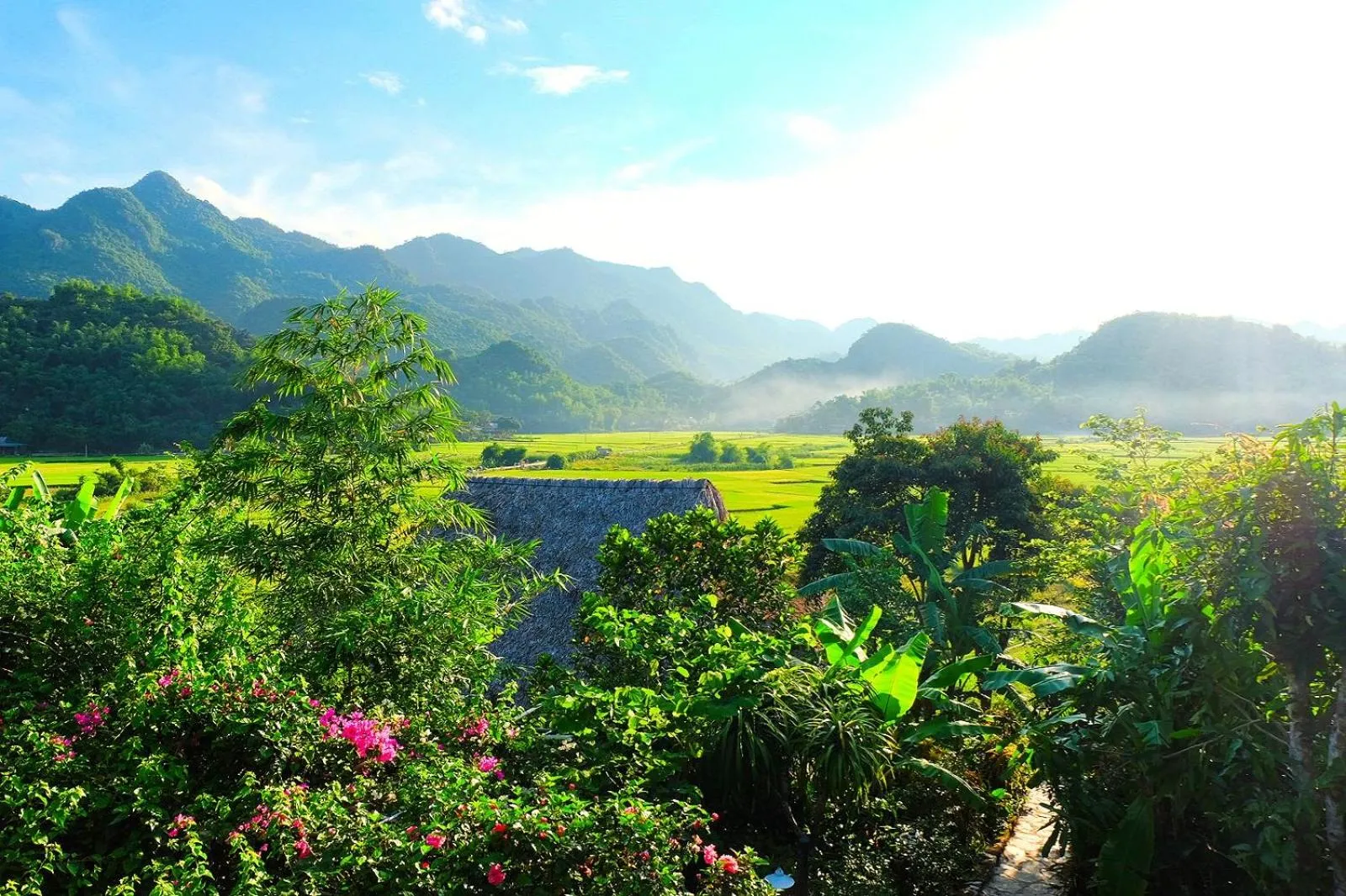 Natural landscape in Mai Chau Ecolodge