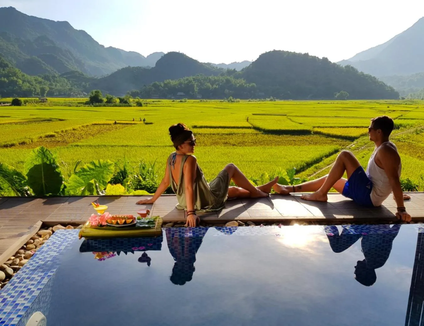 Mountain view in Mai Chau Ecolodge