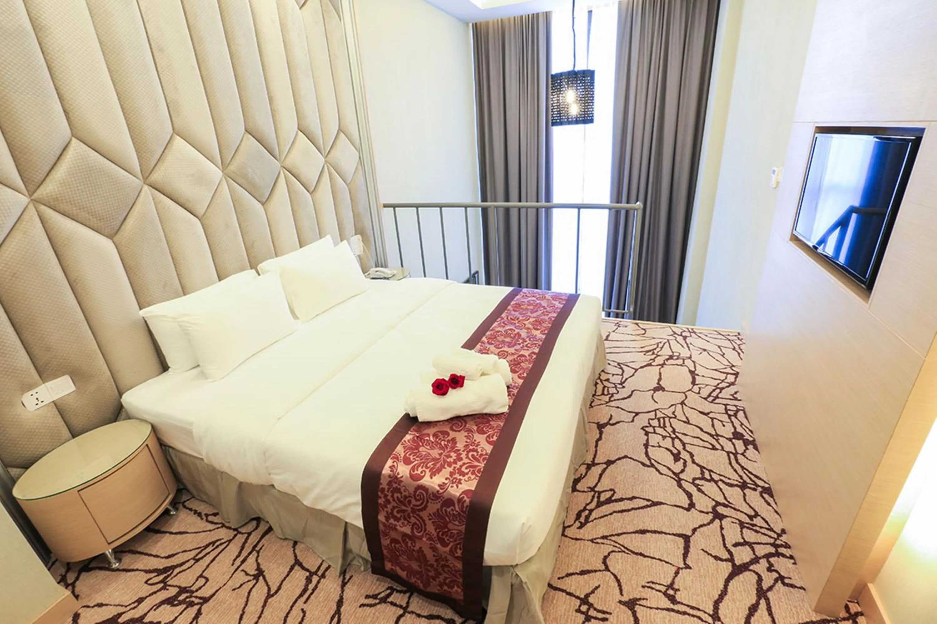 Bed in Eco Tree Hotel, Melaka